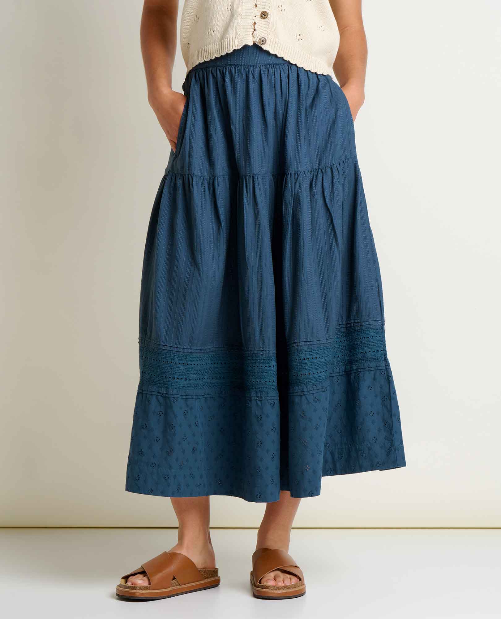 Airscape Midi Skirt - Coyean