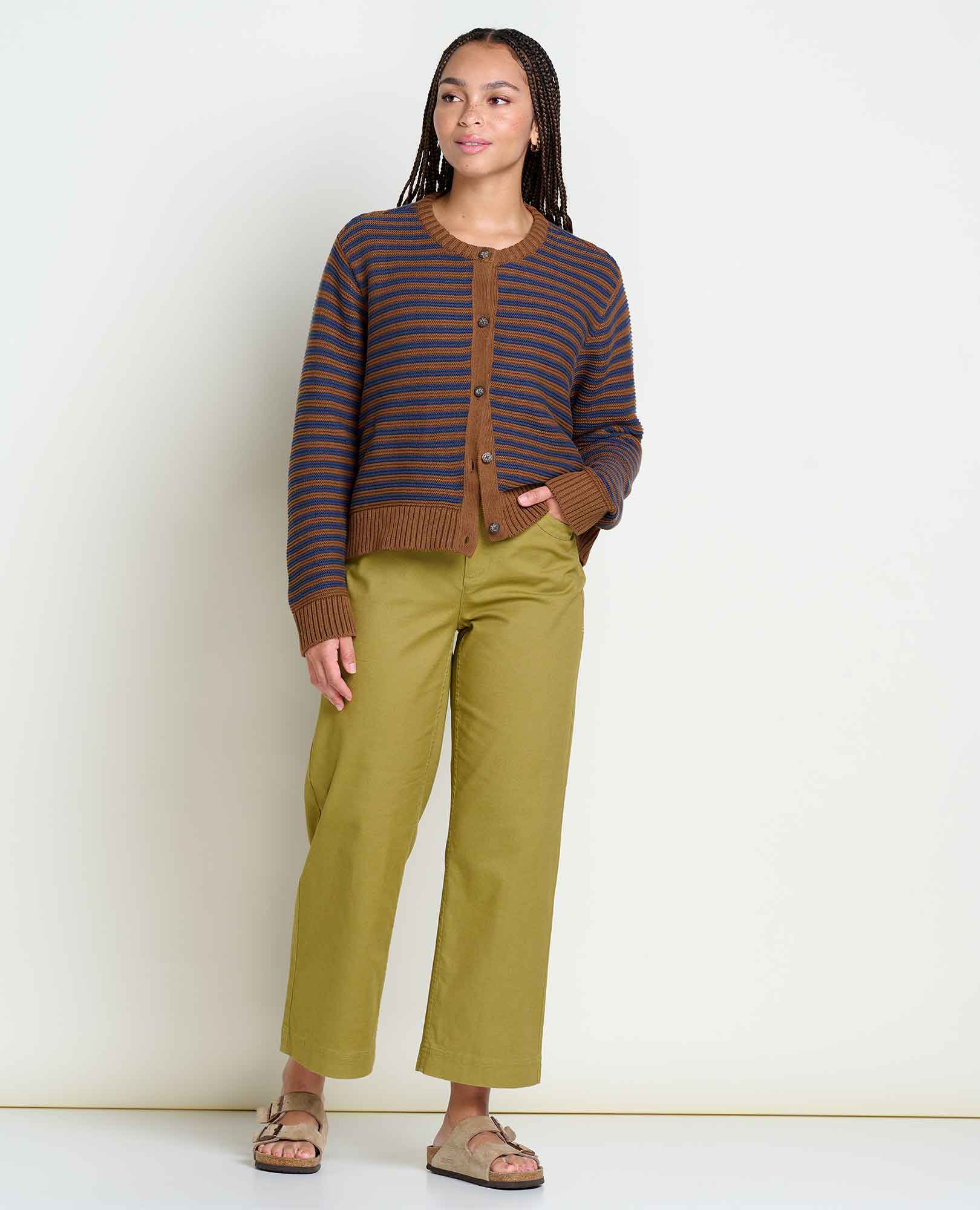 Earthworks Wide Leg Pant - Coyean