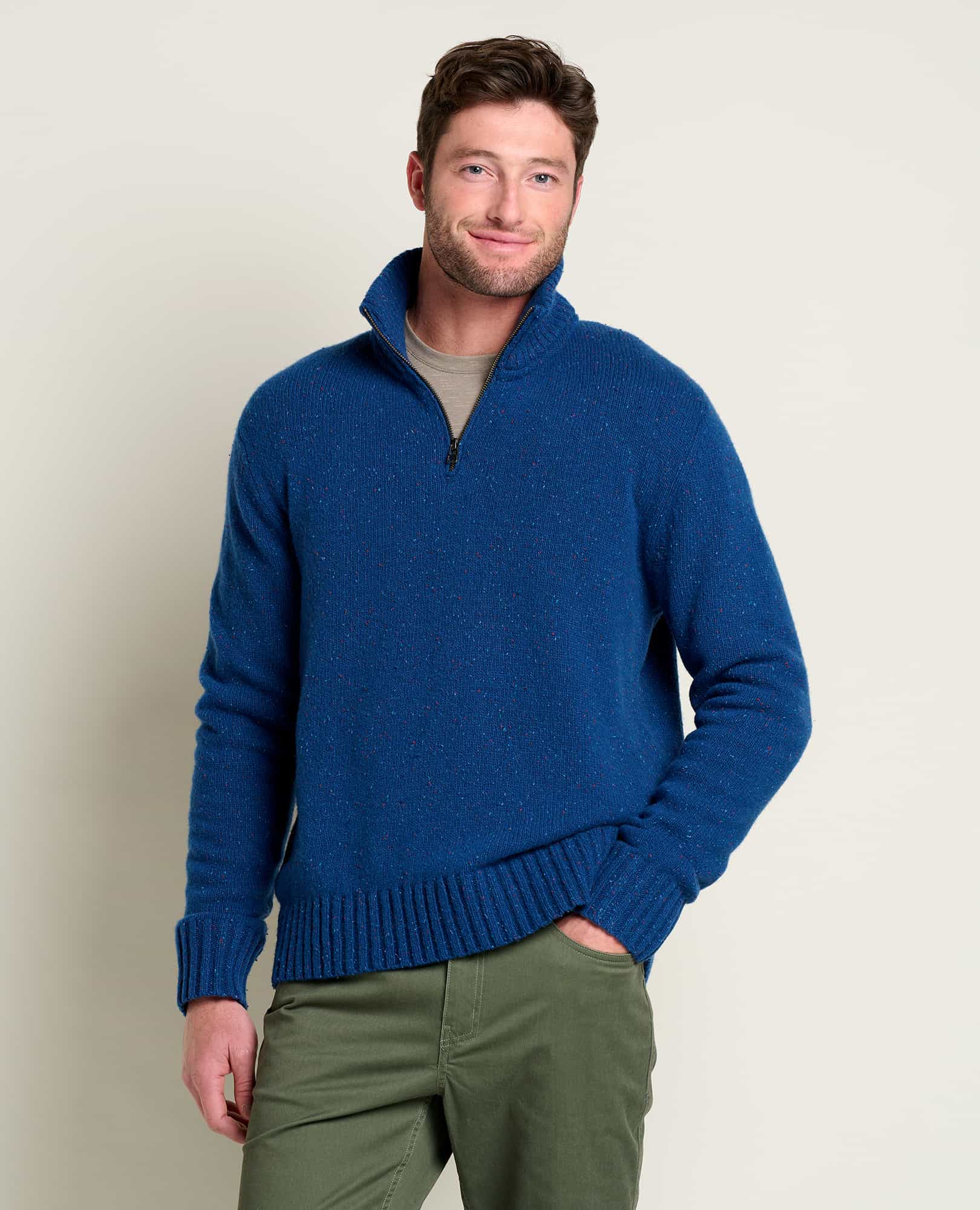 Men's Wilde 1/4 Zip Sweater - Coyean