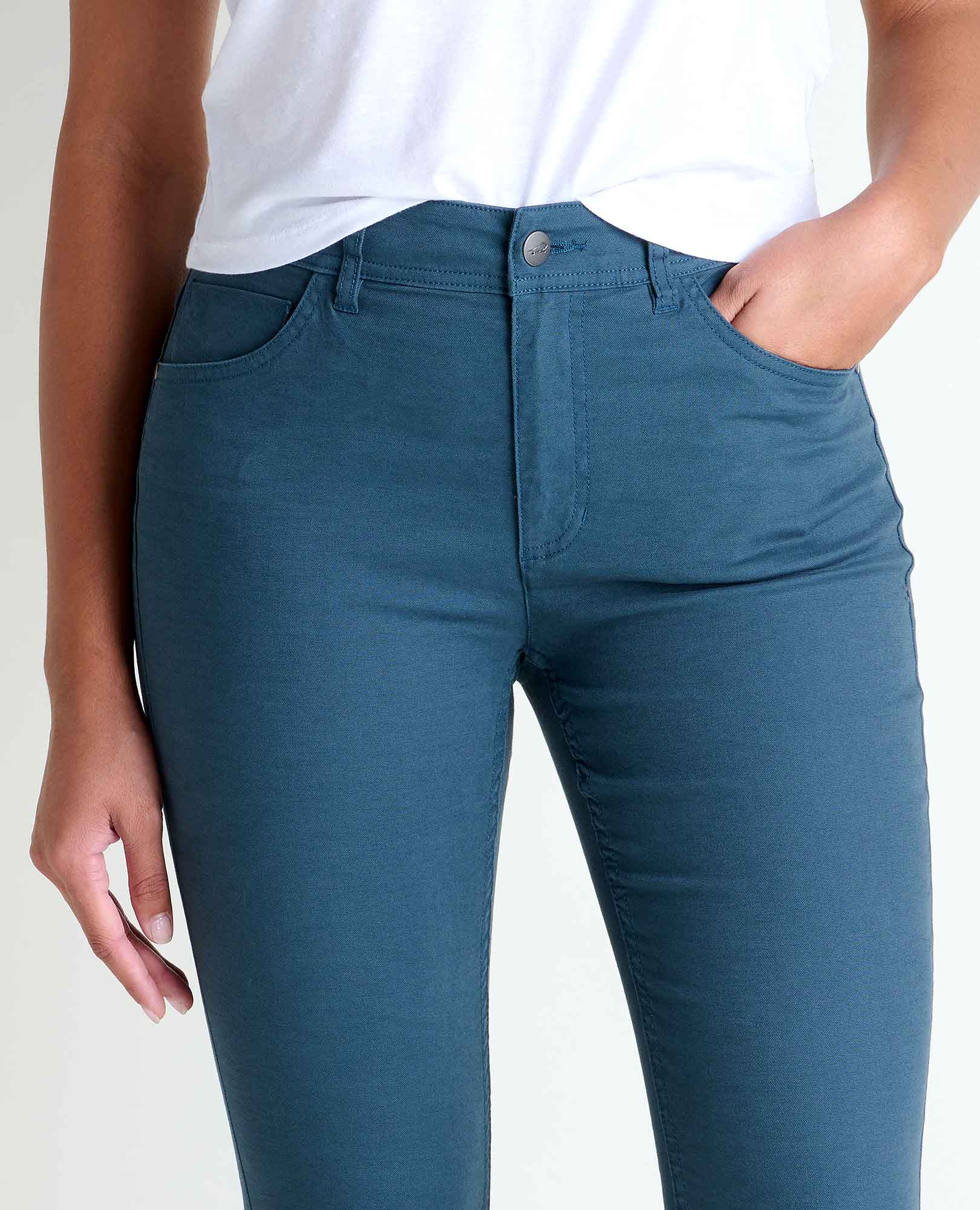Earthworks 5 Pocket Skinny Pant - Coyean