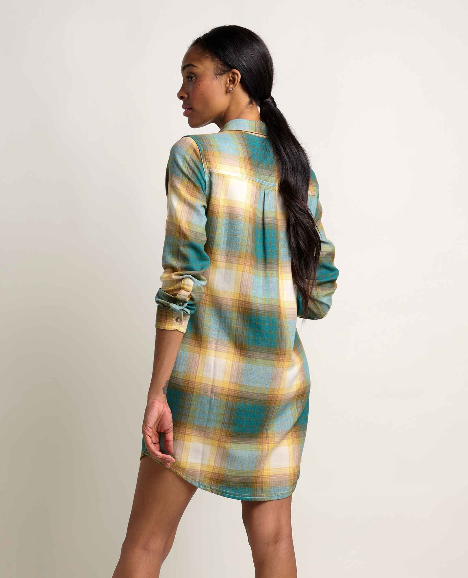 Re-Form Flannel Shirtdress - Coyean