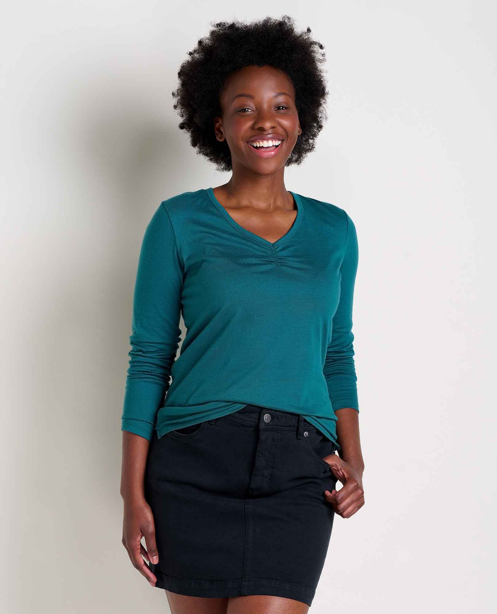 Rose Long Sleeve Tee - Coyean