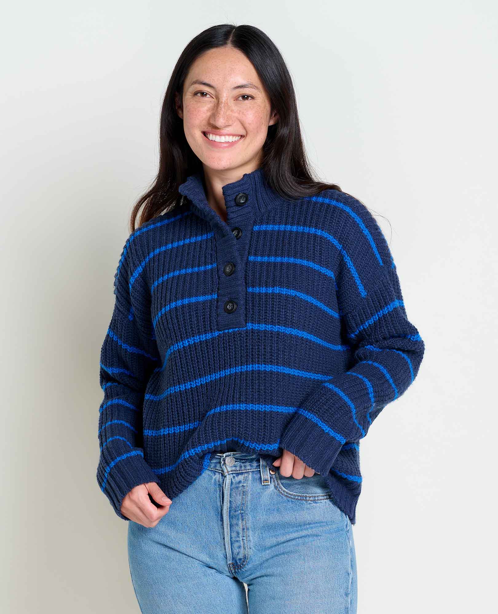 Moss Point Henley Sweater - Coyean