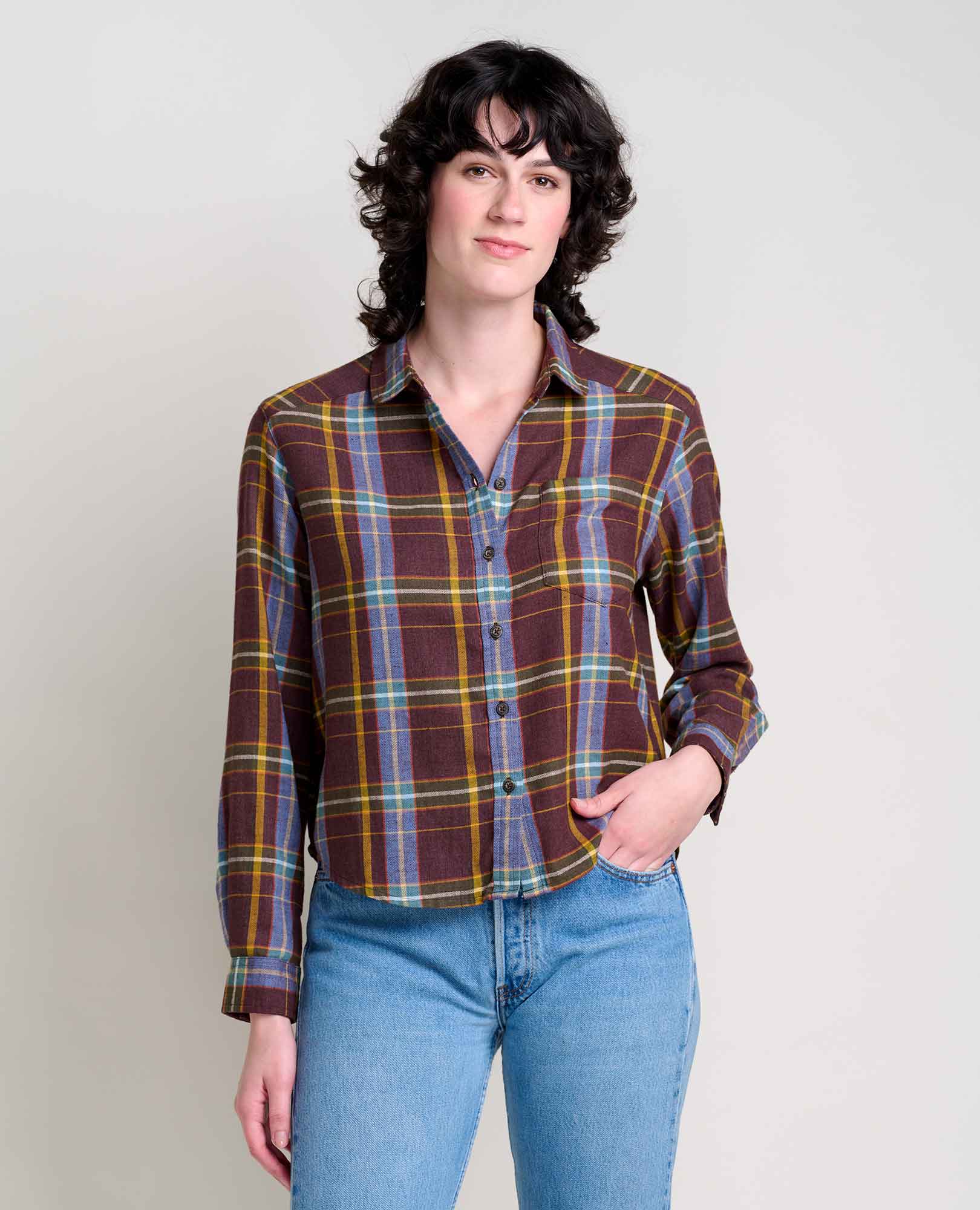 Re-Form Flannel Boxy Shirt - Coyean