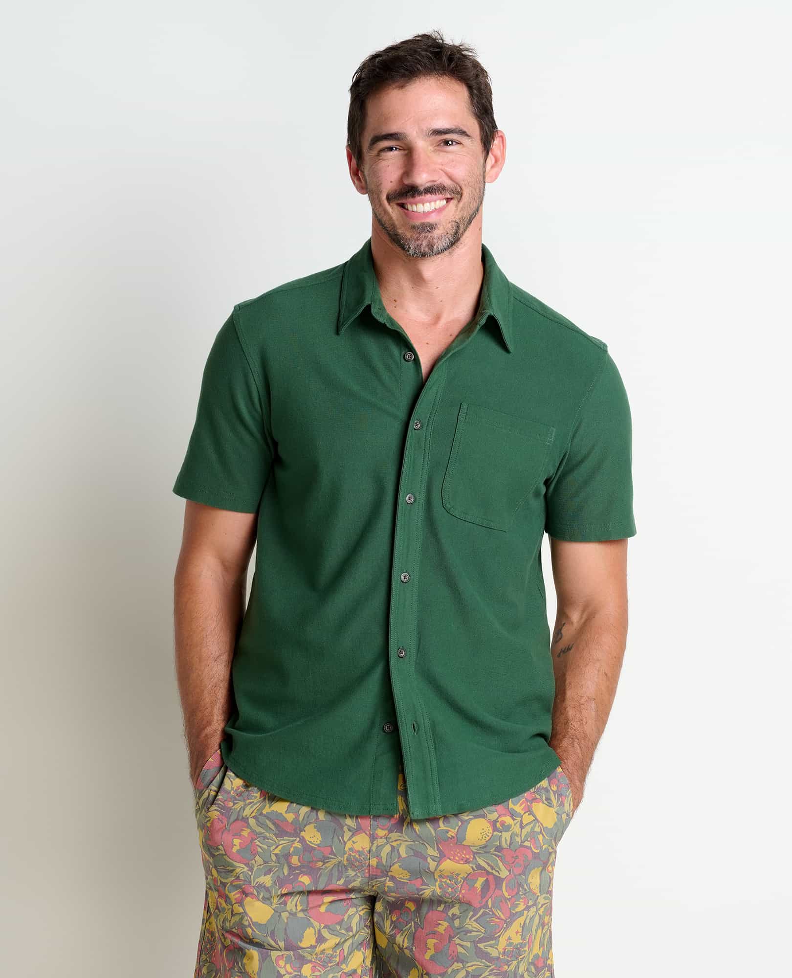 Men's Yerba Short Sleeve Shirt - Coyean