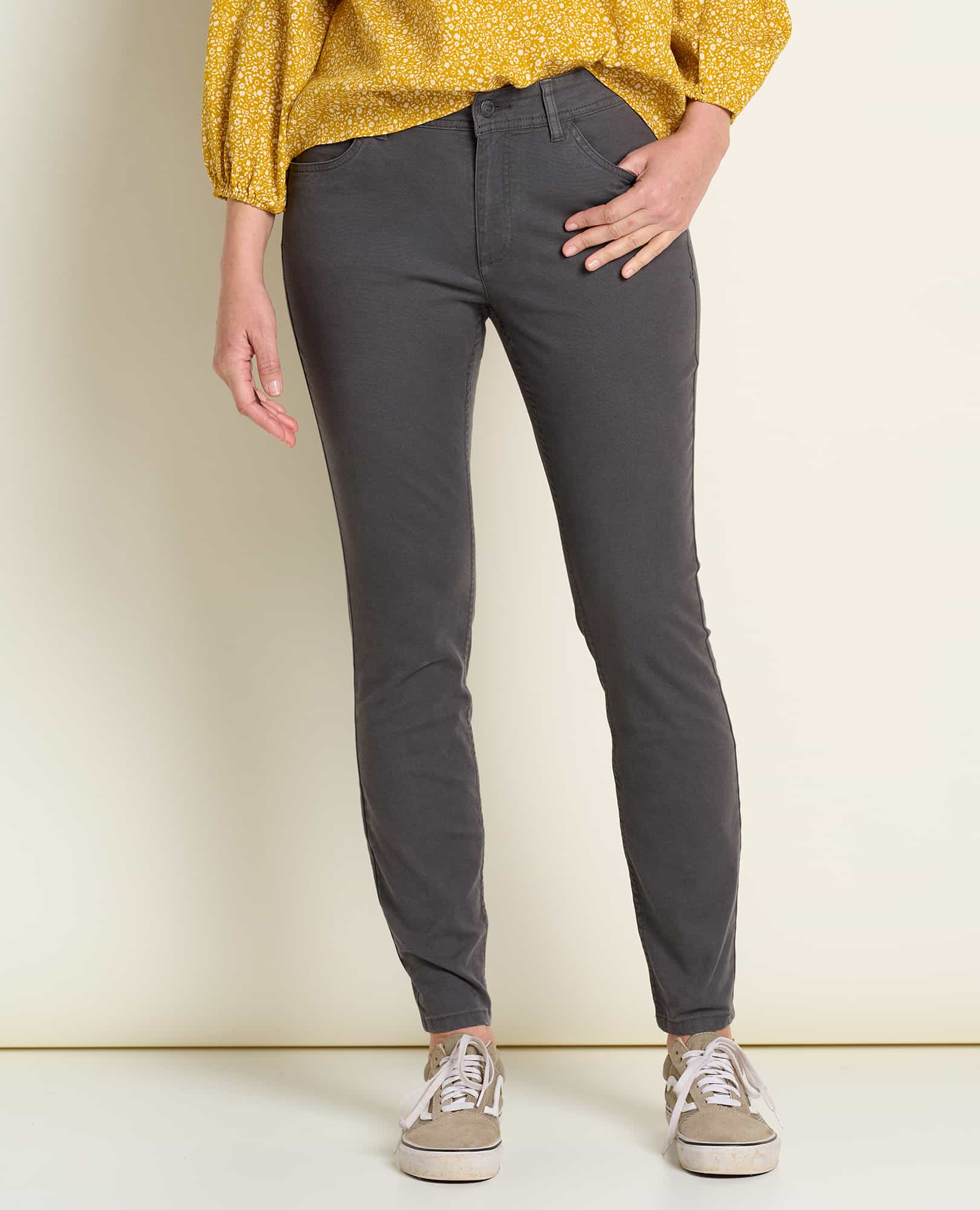 Earthworks 5 Pocket Skinny Pant - Coyean
