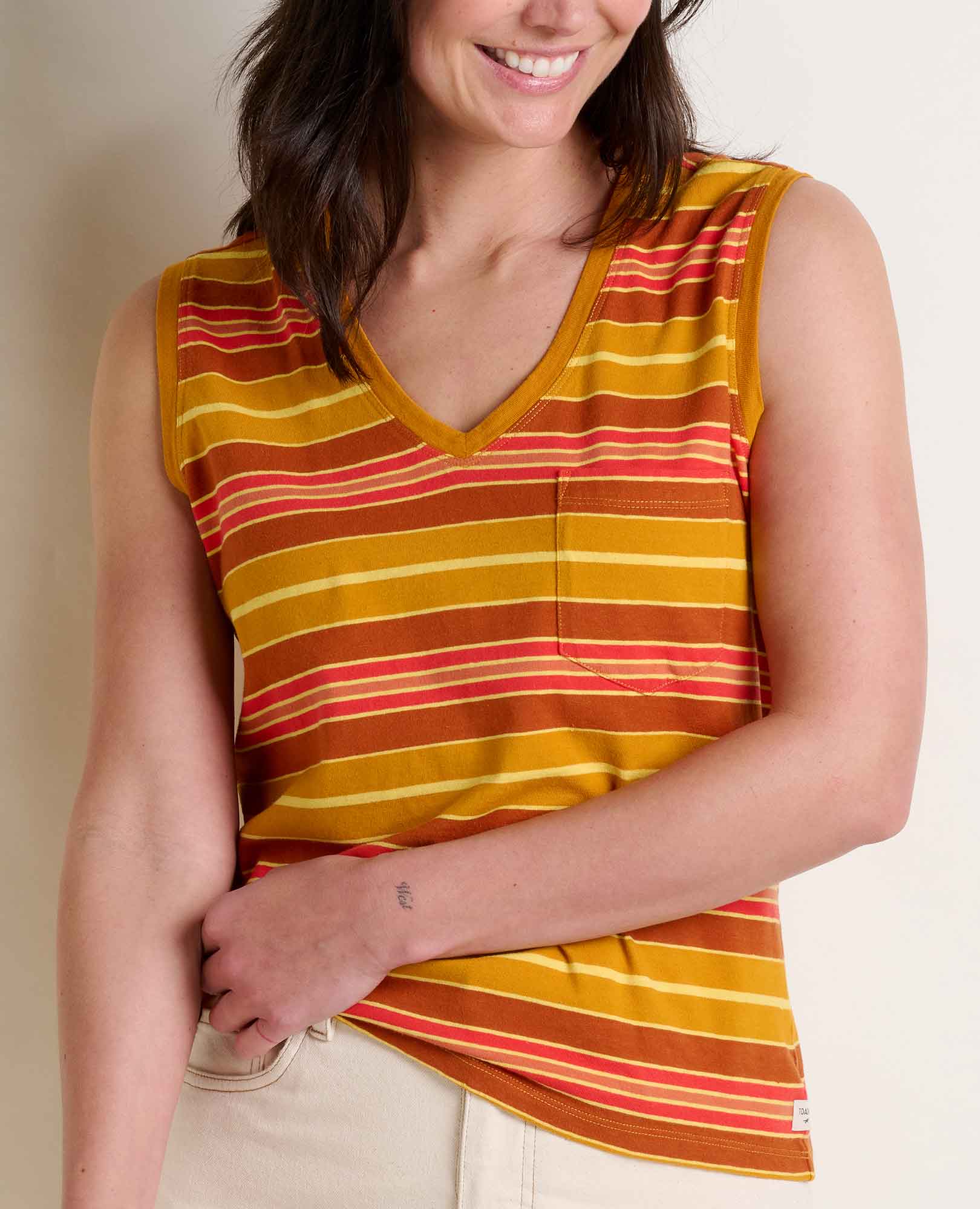 Grom V-Neck Tank - Coyean