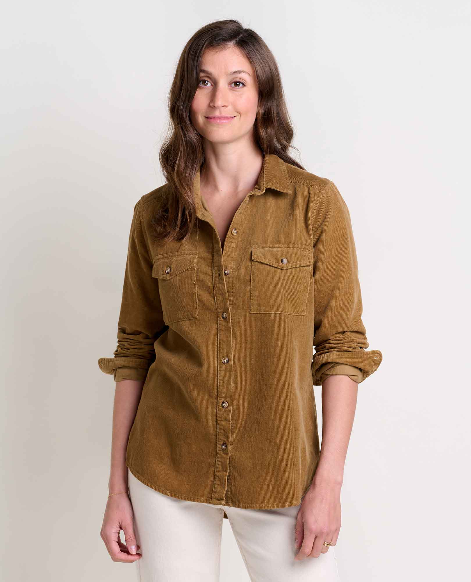 Women's Scouter Cord Long Sleeve Shirt - Coyean