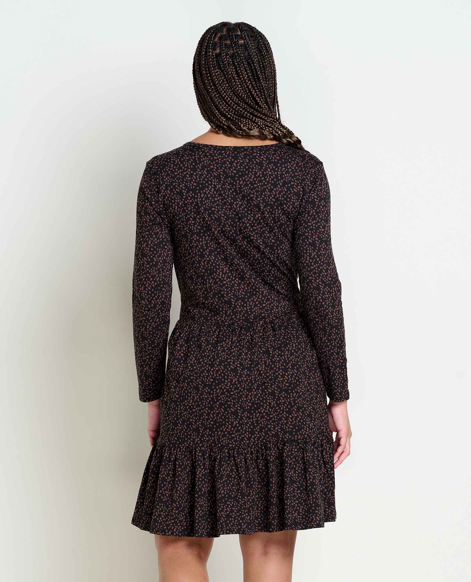 Marley Tiered Long Sleeve Dress - Coyean