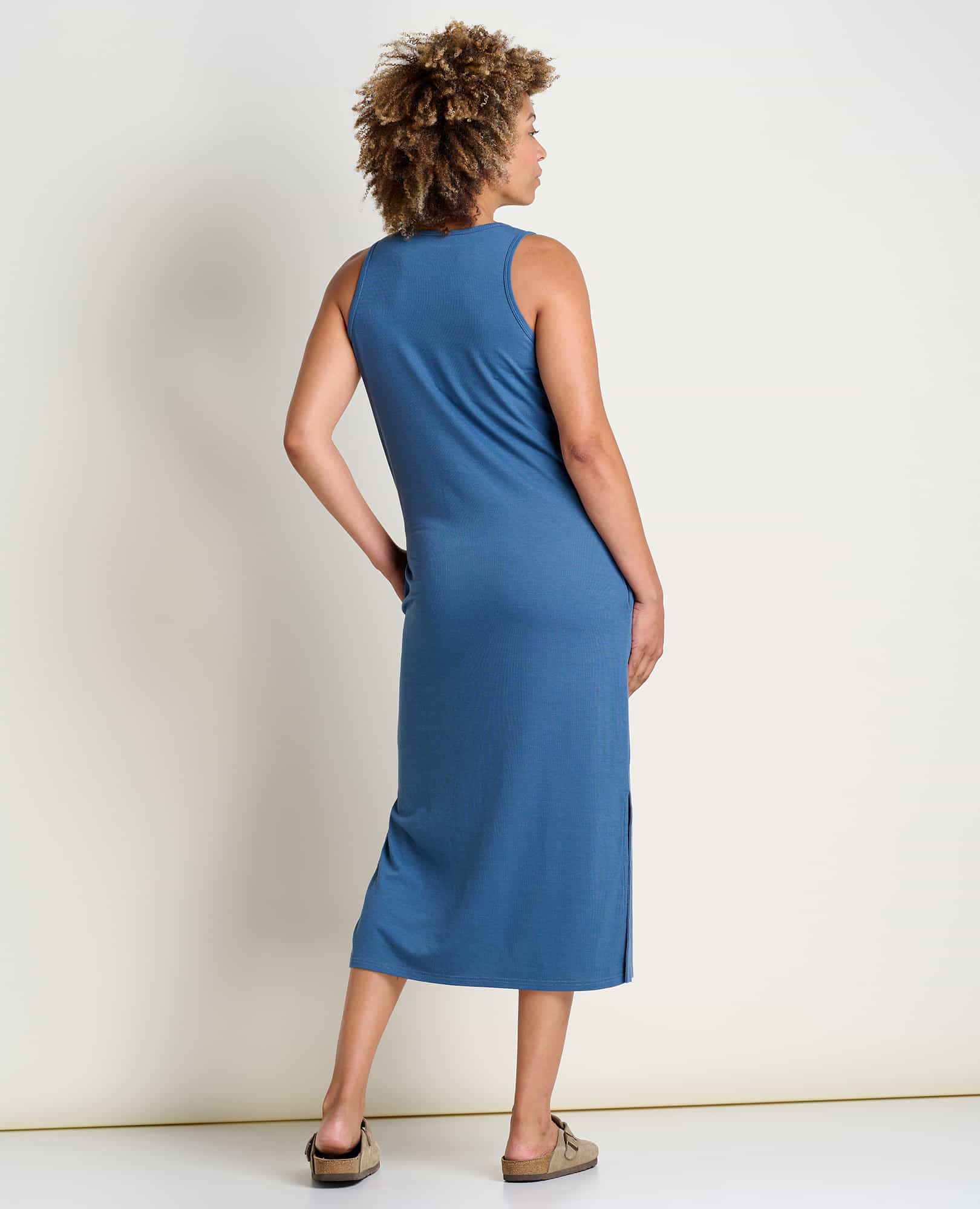 Piru Henley Midi Tank Dress - Coyean