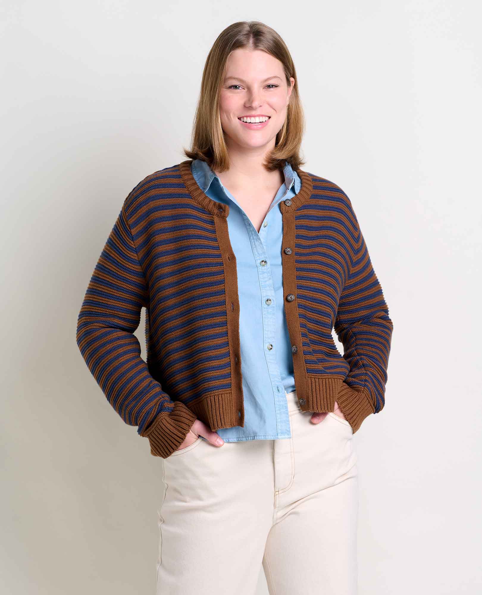 Bianca Crew Cardigan - Coyean