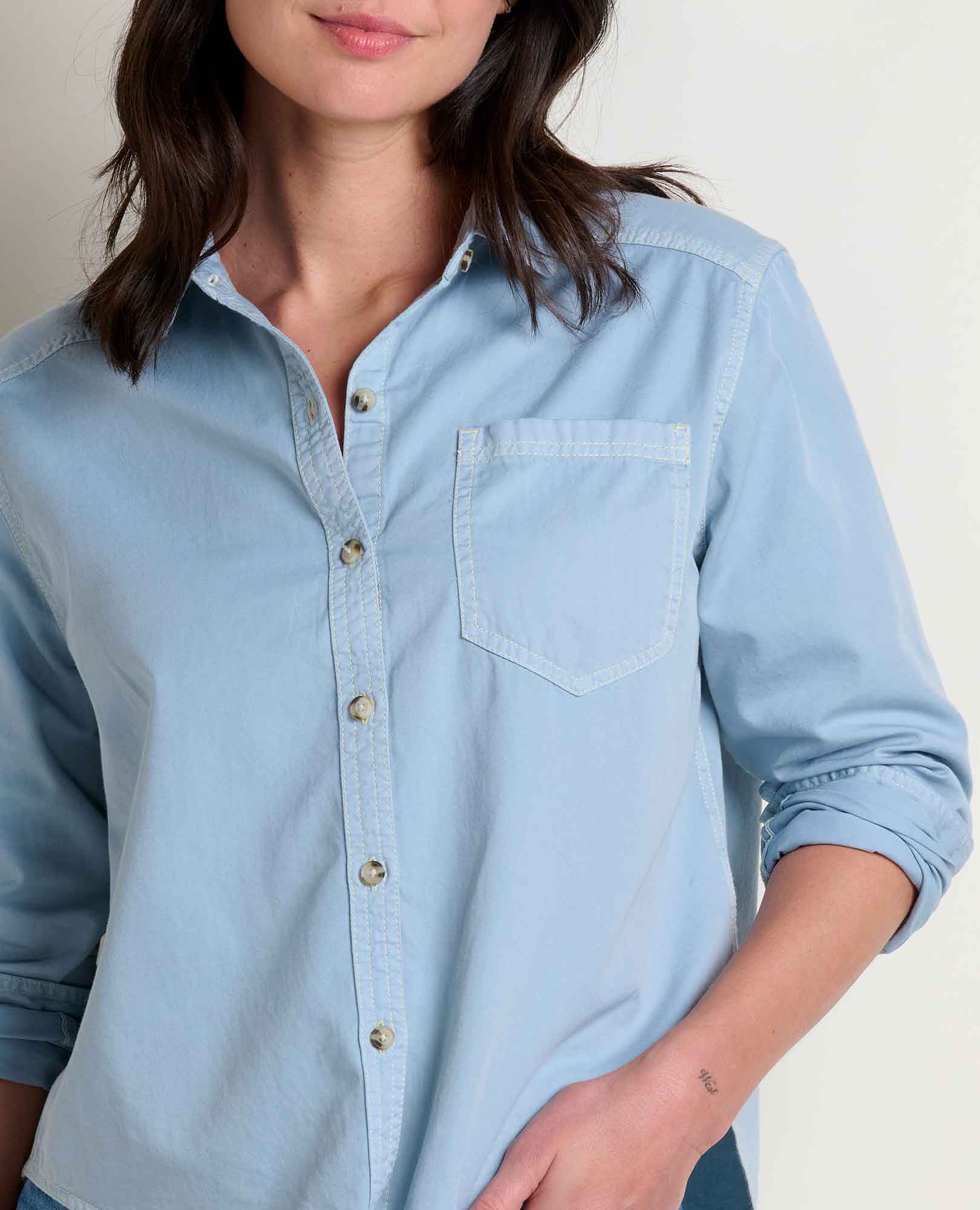 Arroyo Twill Boxy Shirt - Coyean