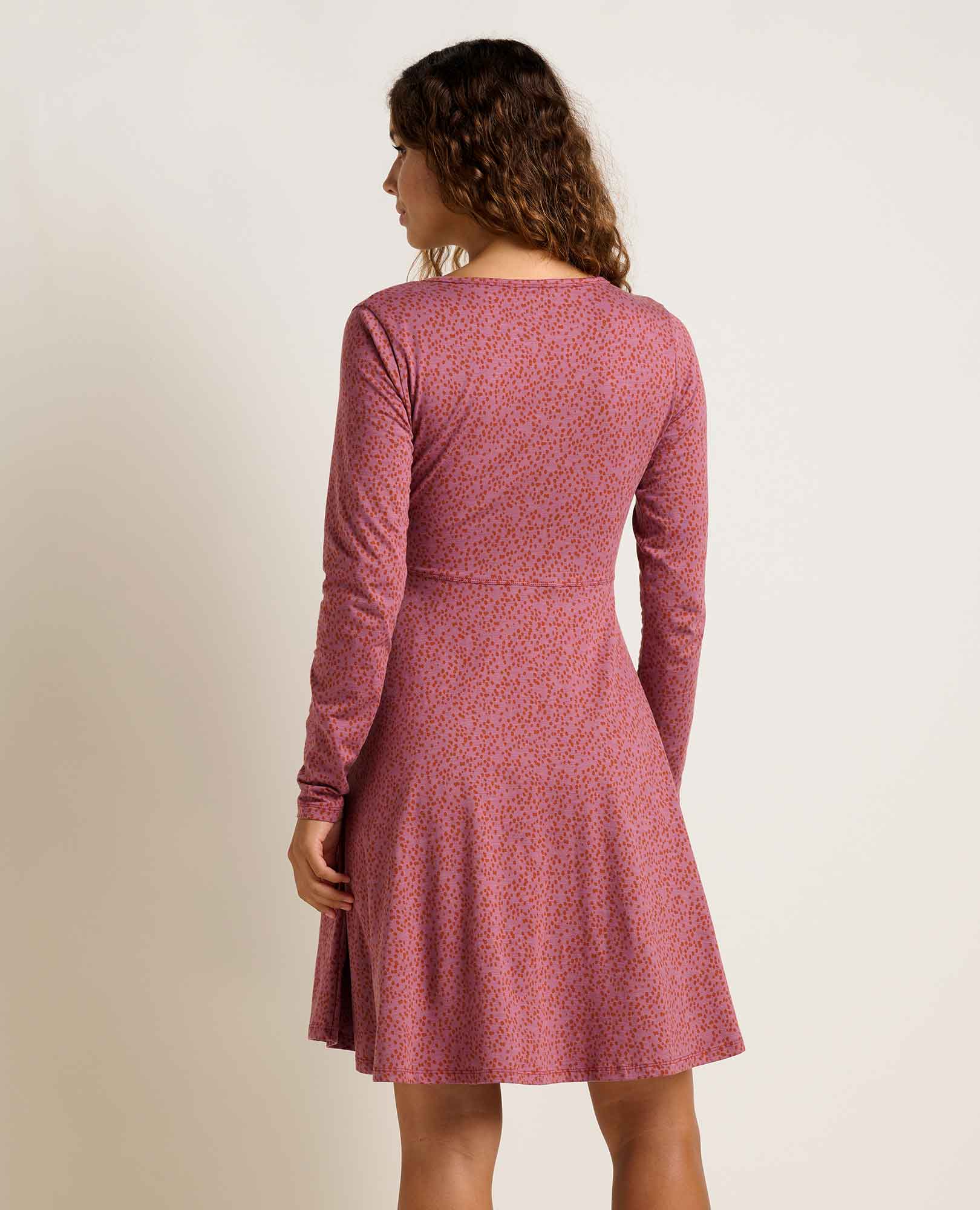Freesia Long Sleeve Wrap Dress - Coyean