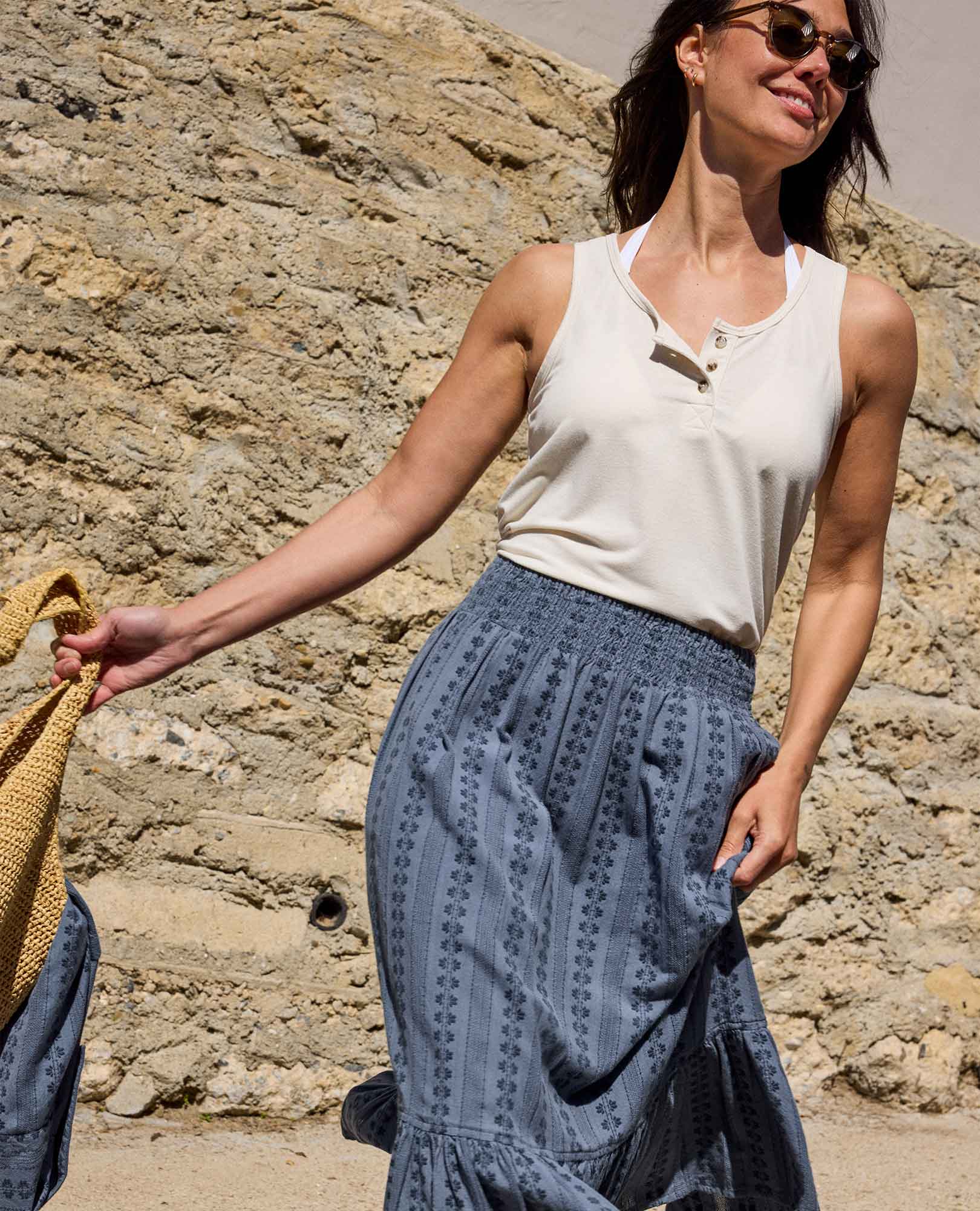 Piru Henley Tank - Coyean