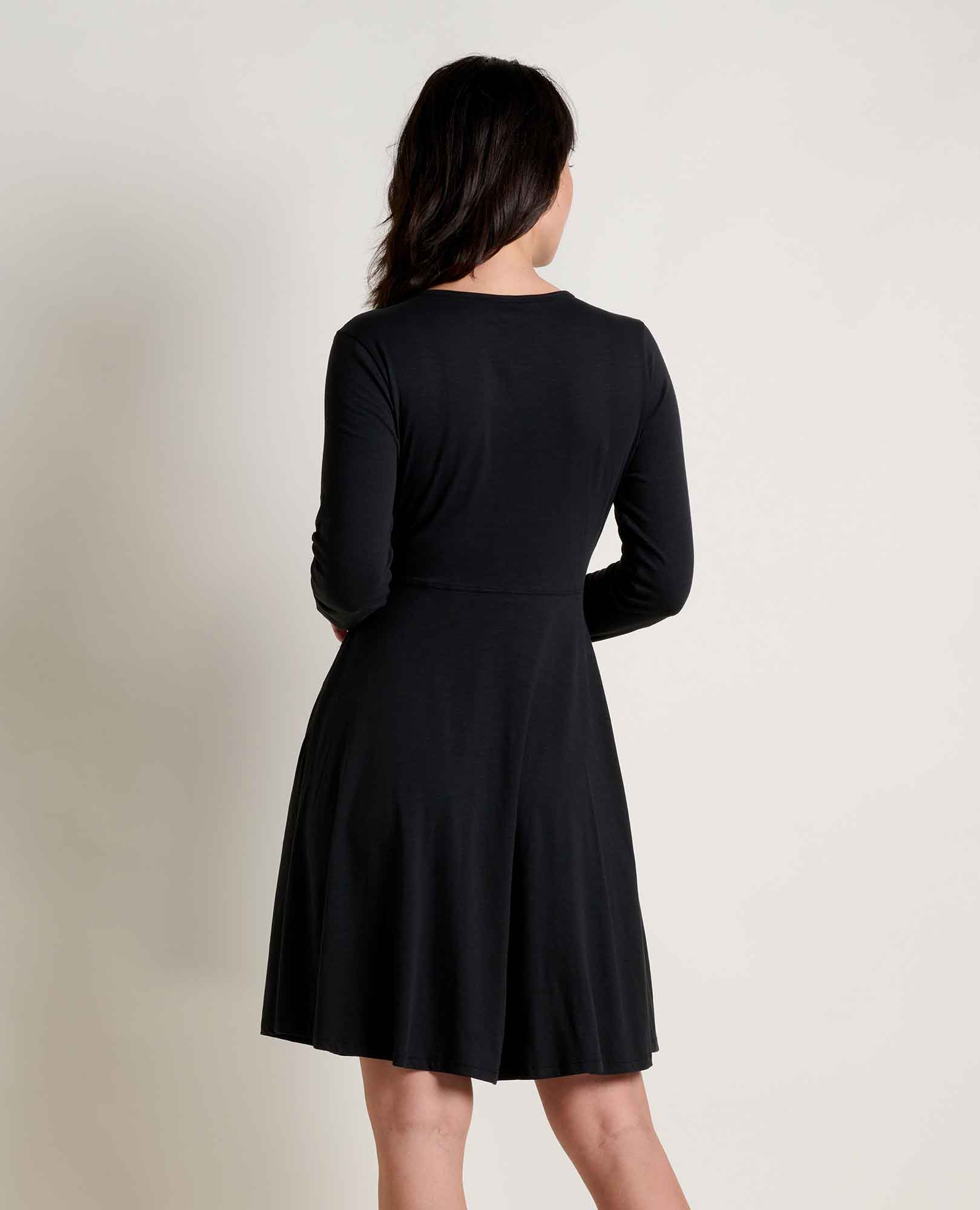 Freesia Long Sleeve Wrap Dress - Coyean