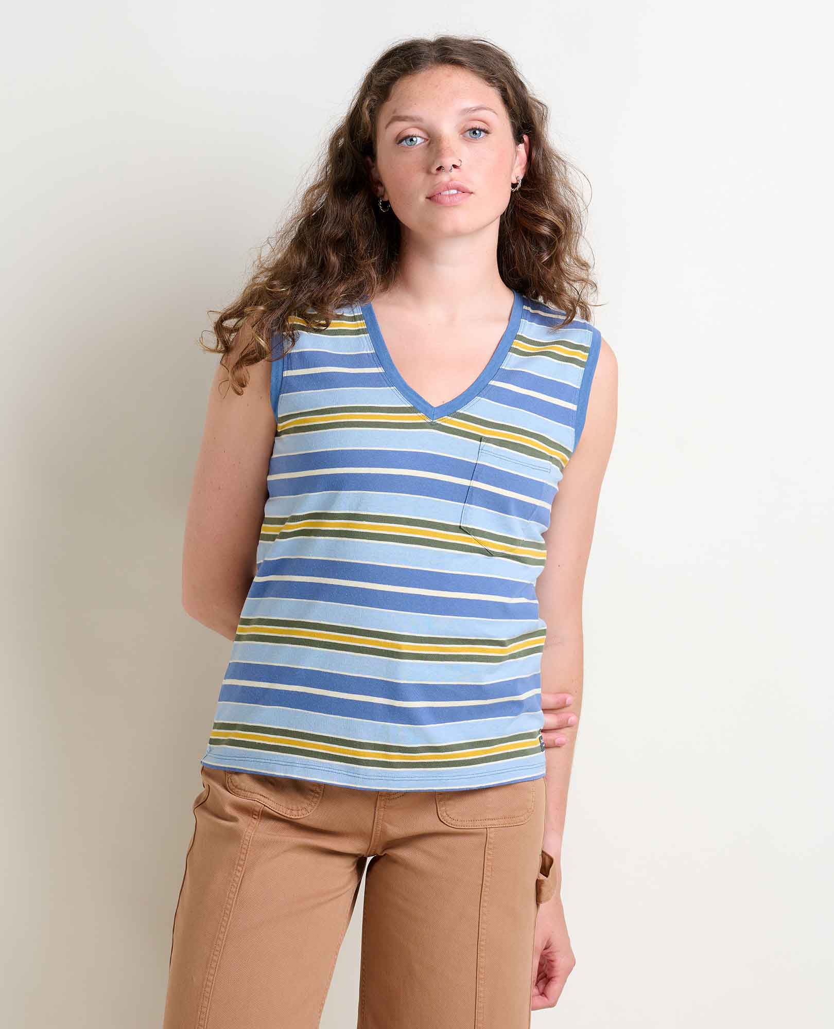 Grom V-Neck Tank - Coyean