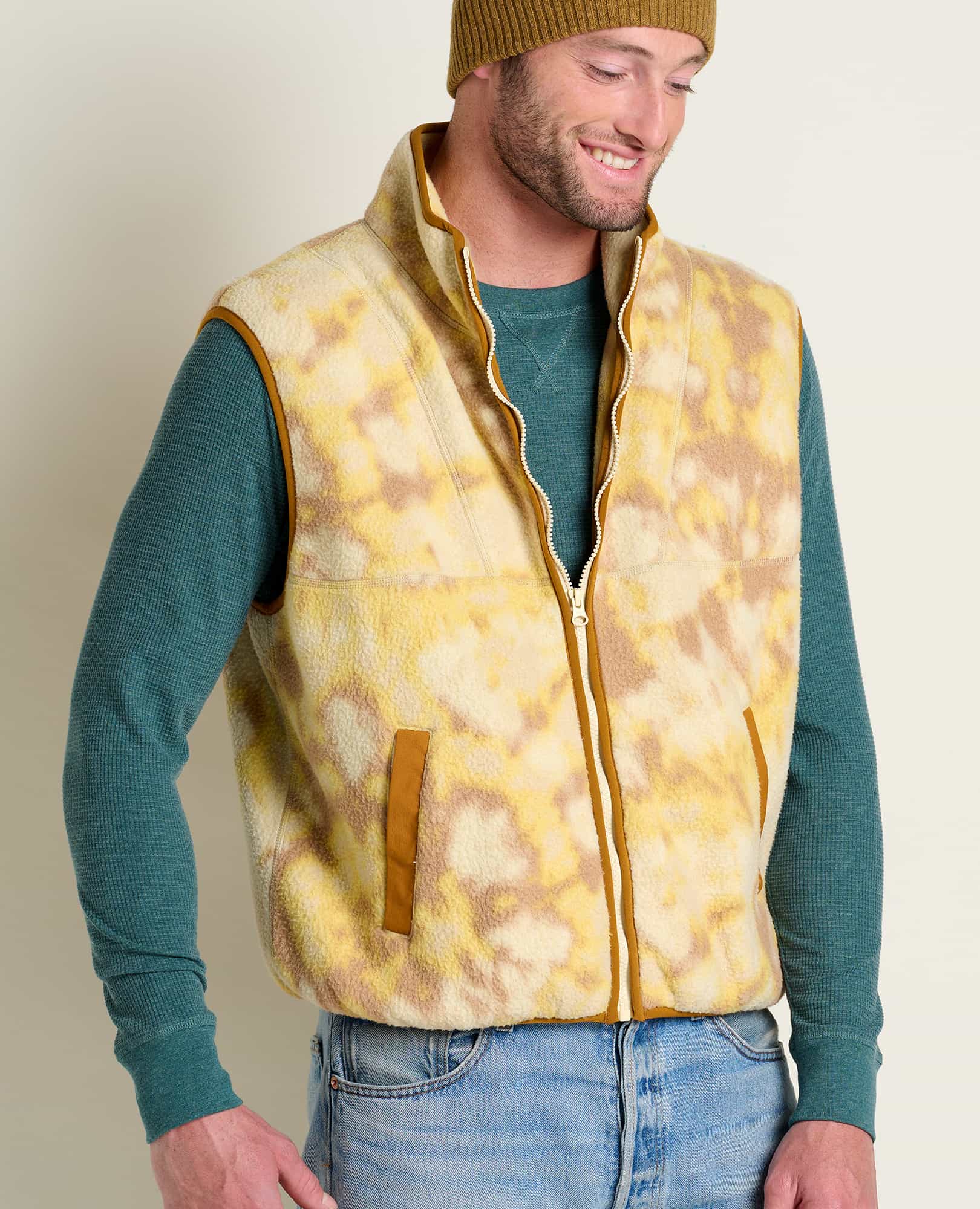 Men's Campo Fleece Vest - Coyean