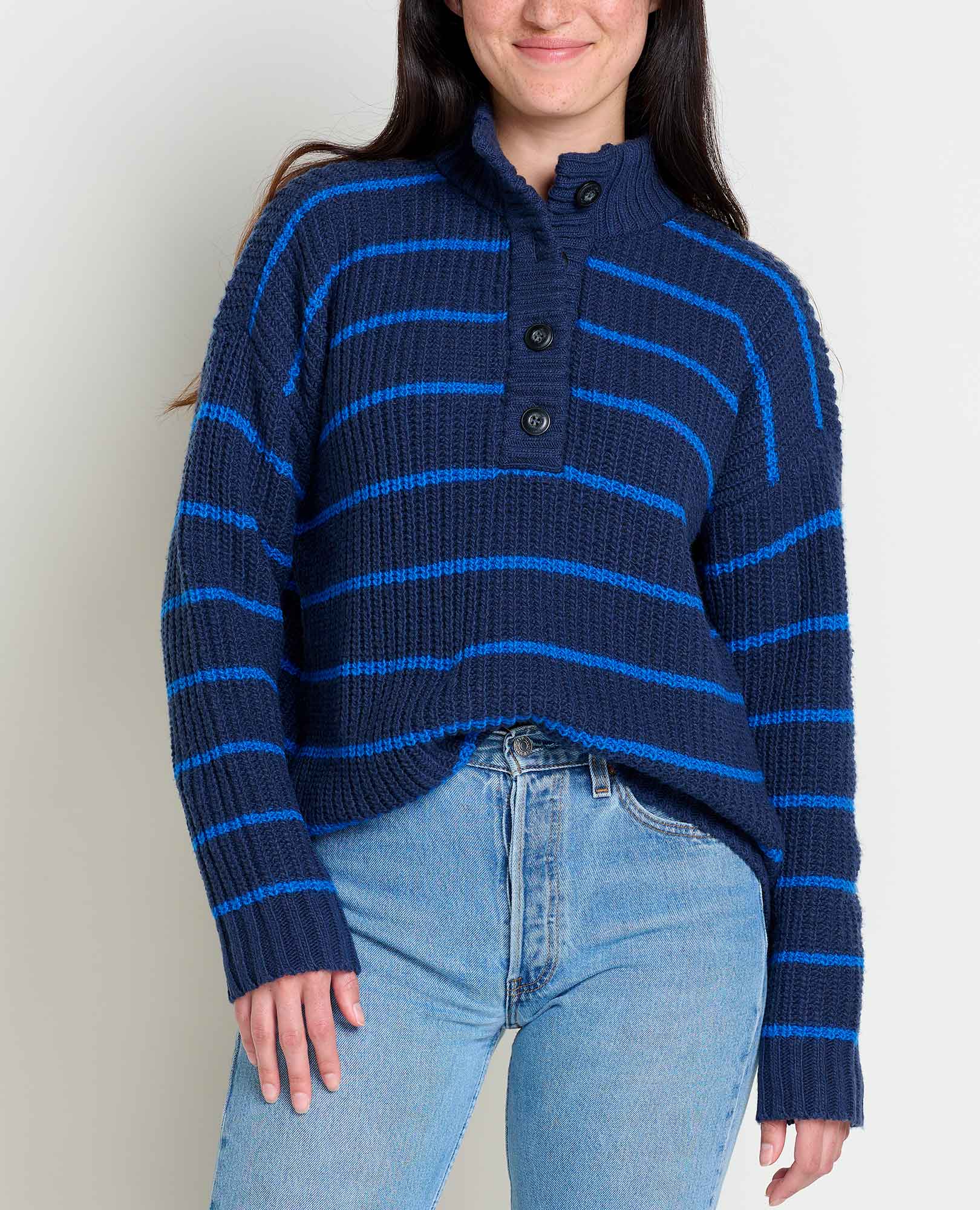Moss Point Henley Sweater - Coyean