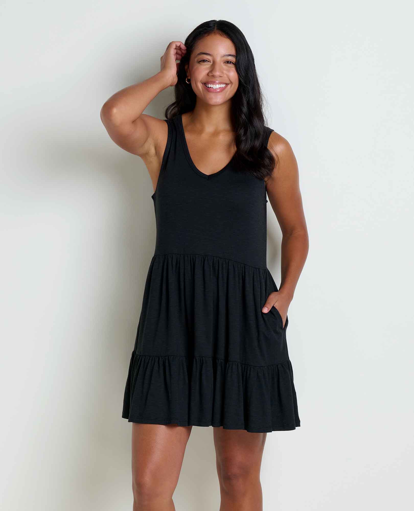 Marley Tiered Sleeveless Dress - Coyean