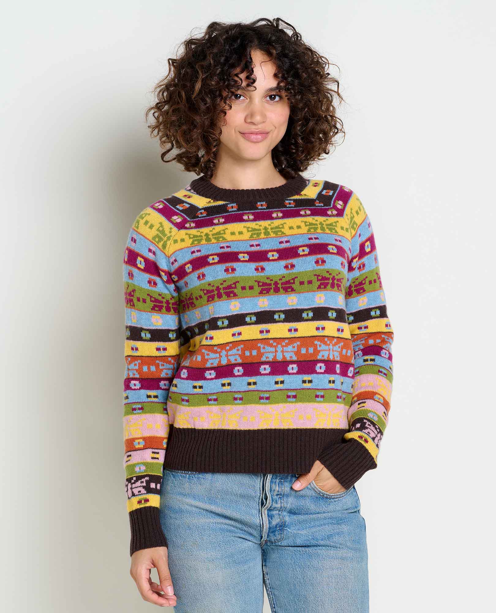 Women's Cazadero Crew Sweater - Coyean