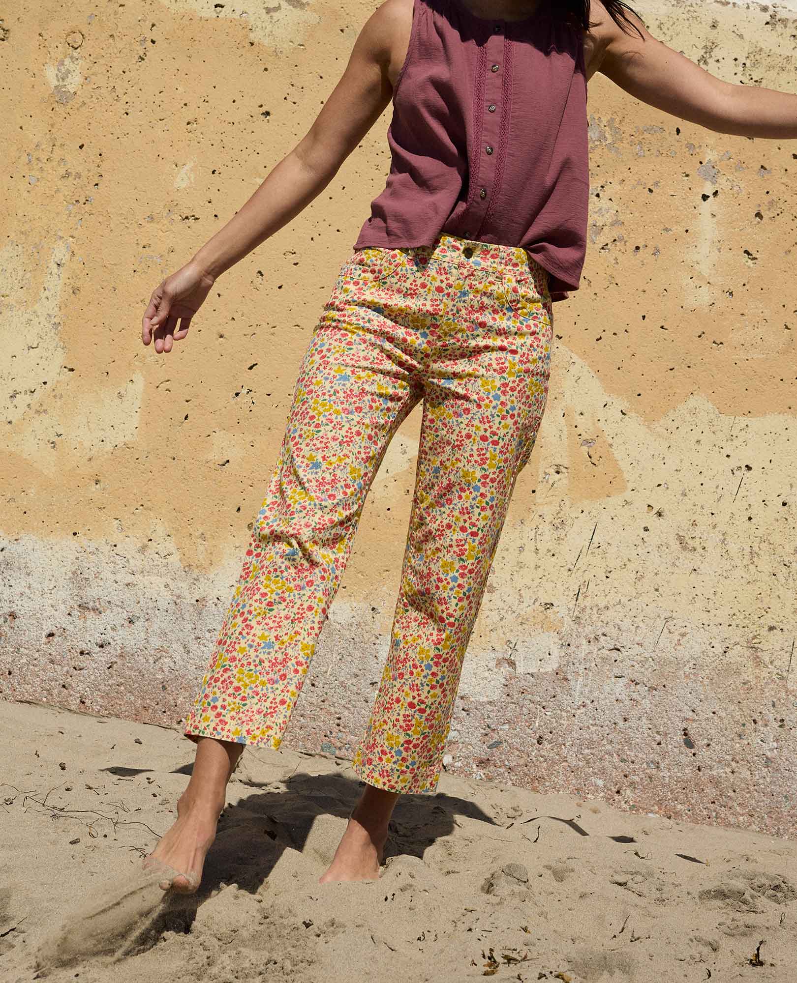 Earthworks Wide Leg Pant - Coyean