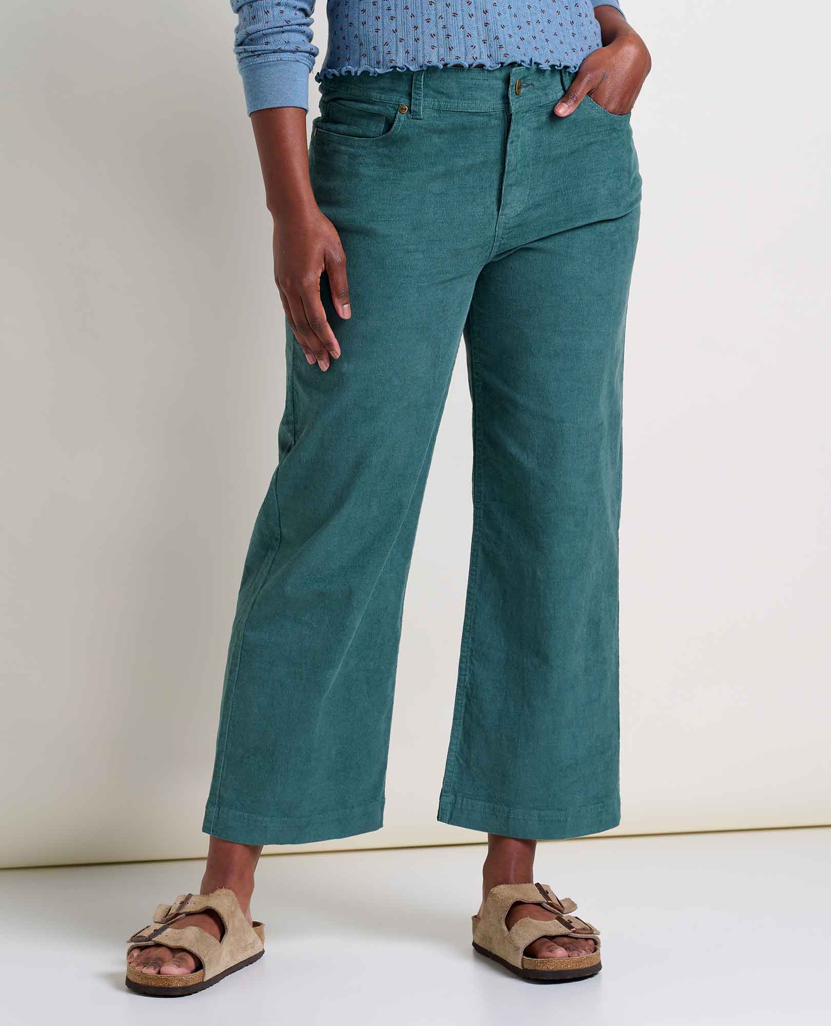 Women's Karuna Cord Wide Leg Pant - Coyean