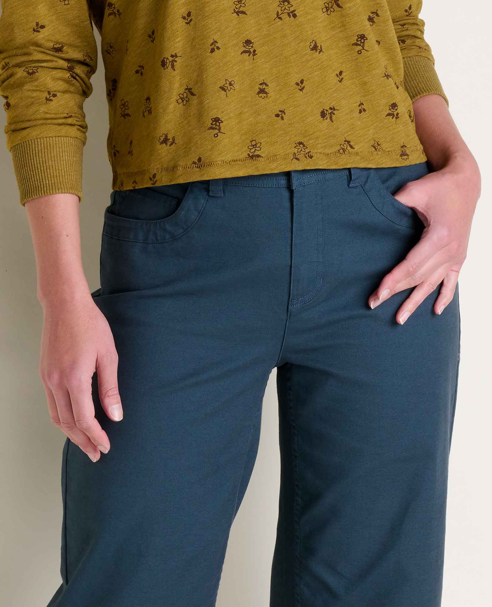 Earthworks Wide Leg Pant - Coyean