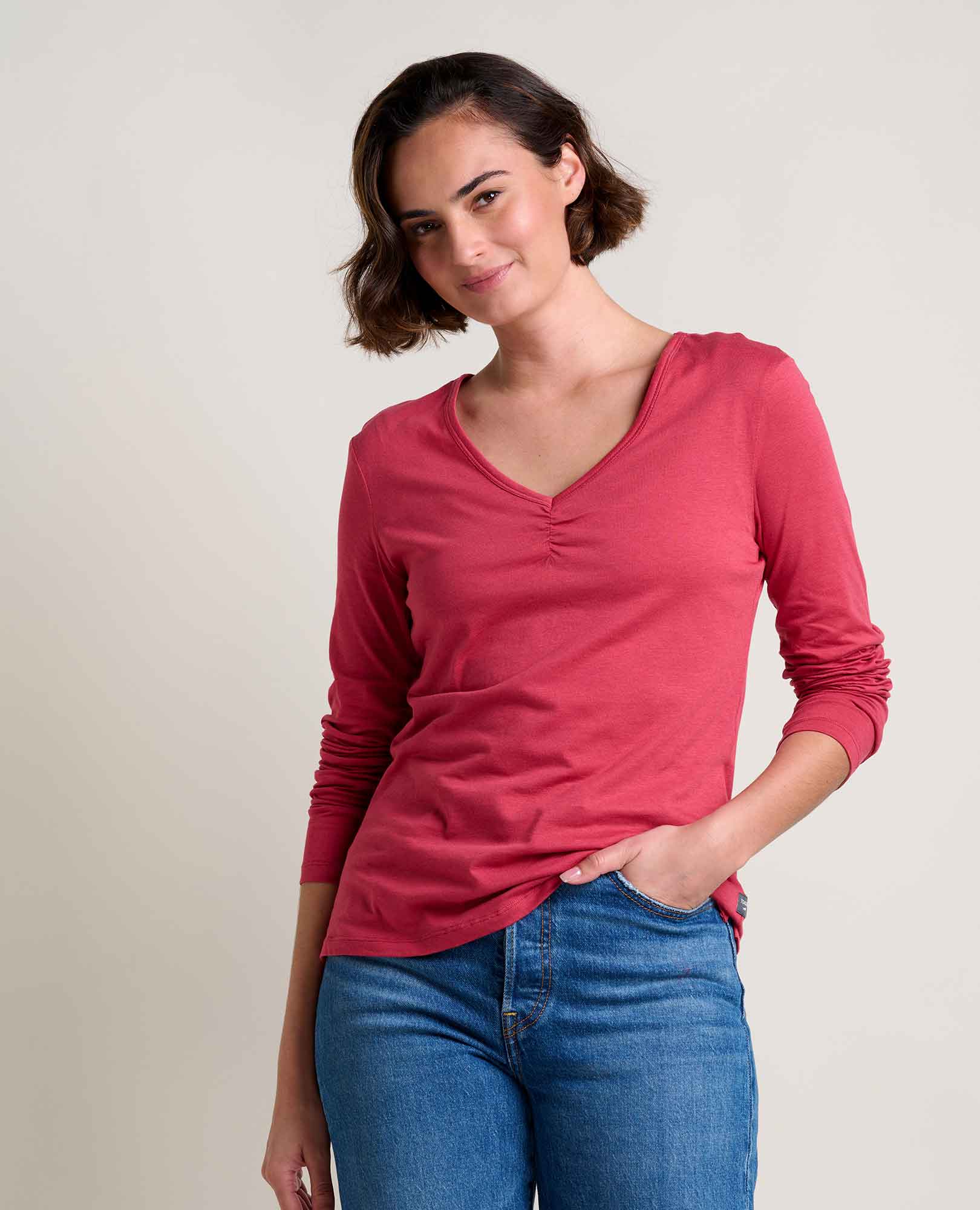 Rose Long Sleeve Tee - Coyean