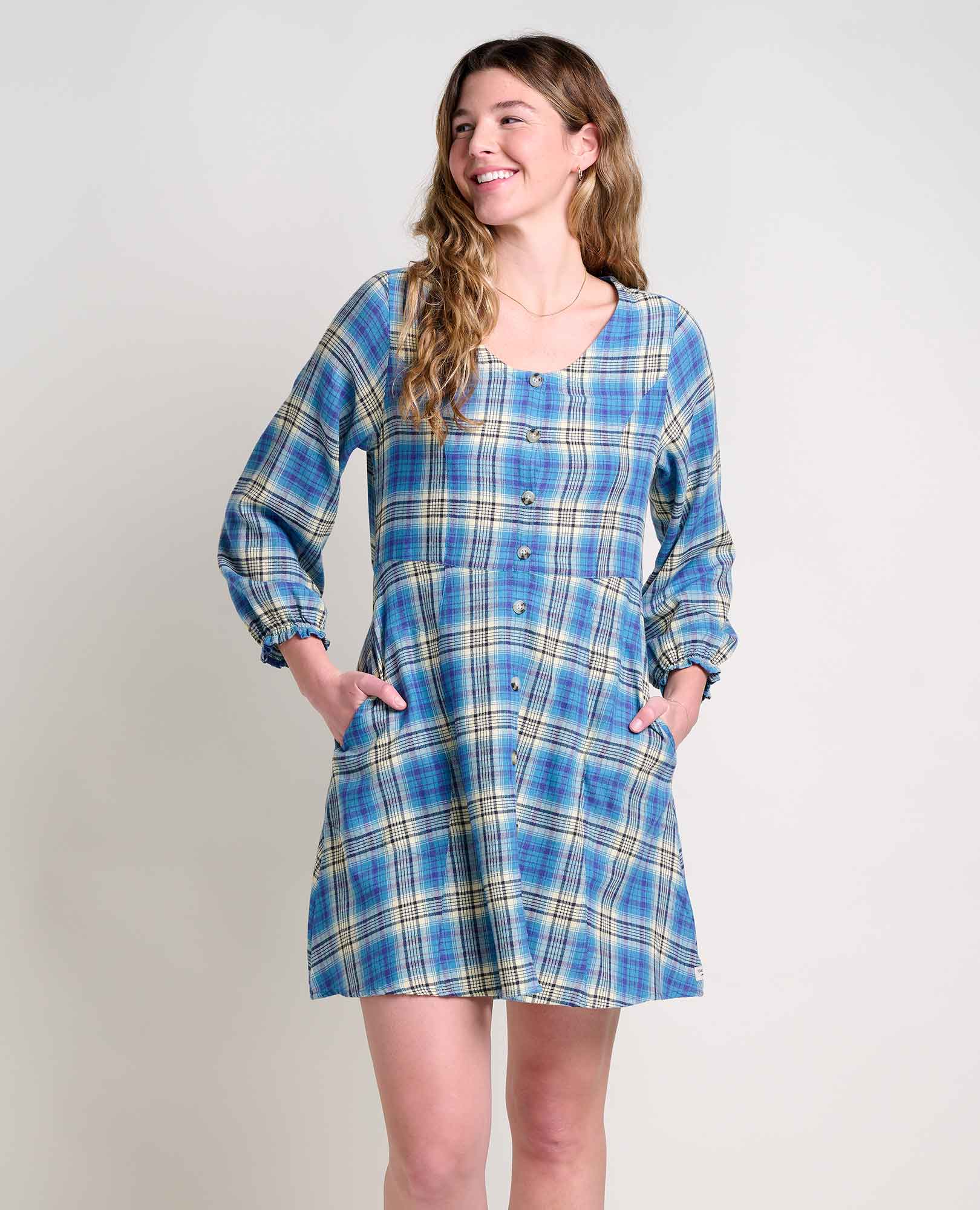 Maple Button Front Dress - Coyean