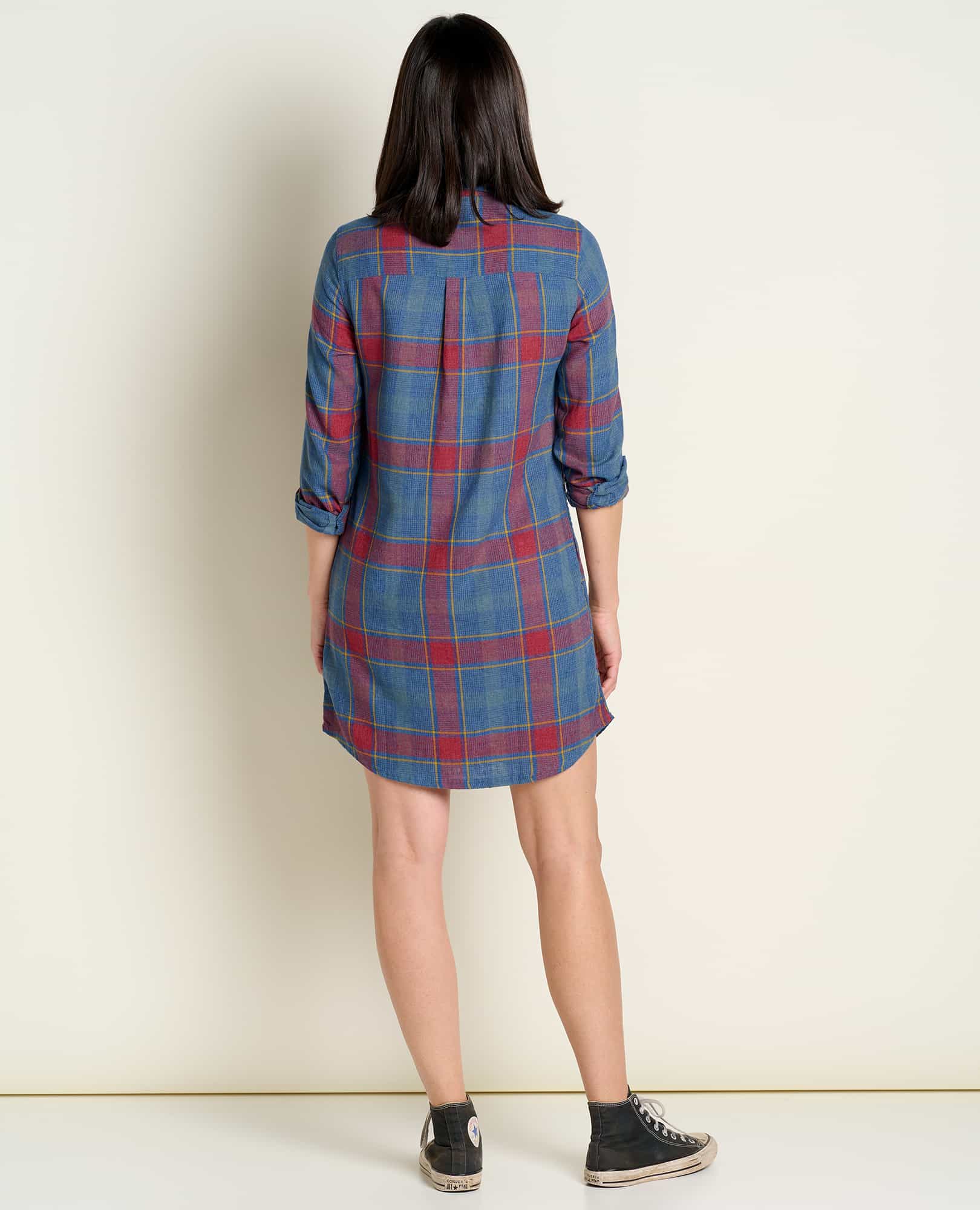 Re-Form Flannel Shirtdress - Coyean