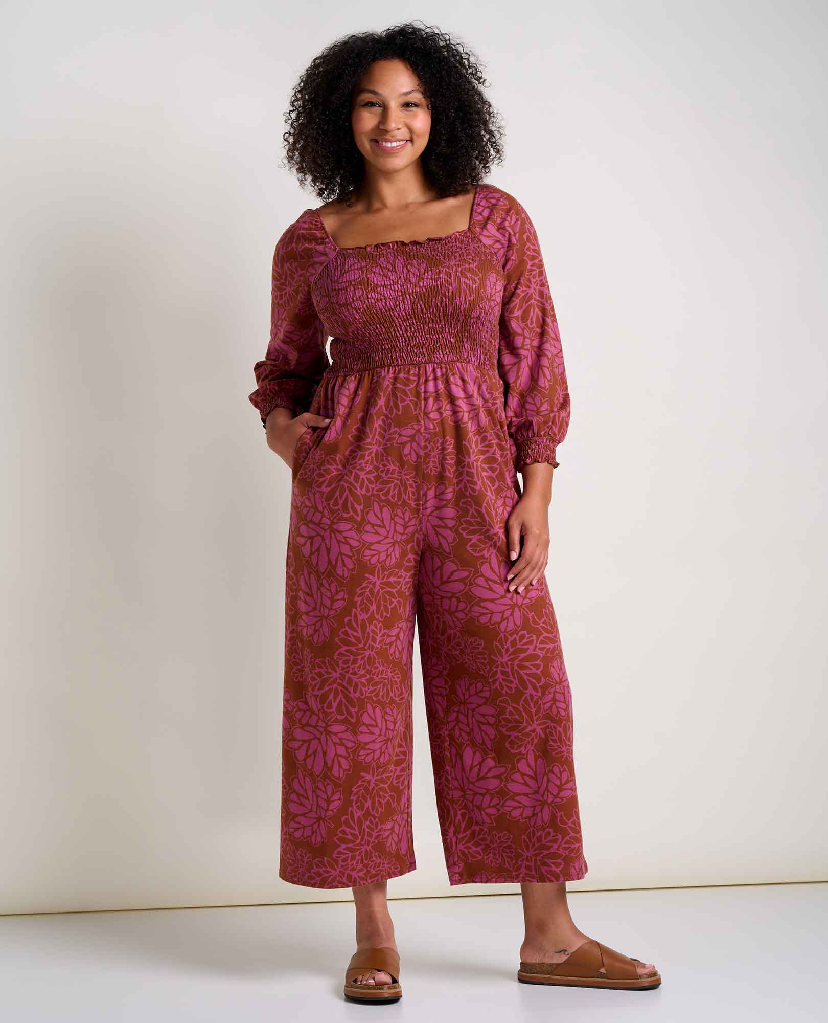 Gemina Long Sleeve Jumpsuit - Coyean