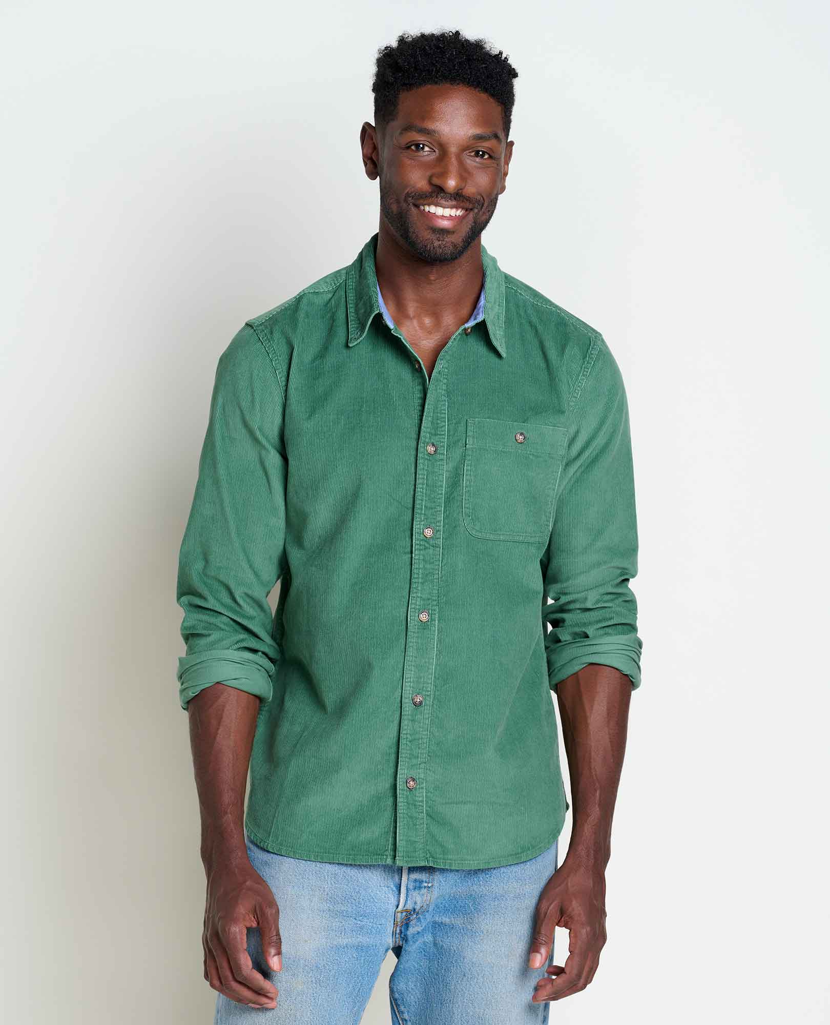 Men's Scouter Cord Long Sleeve Shirt - Coyean