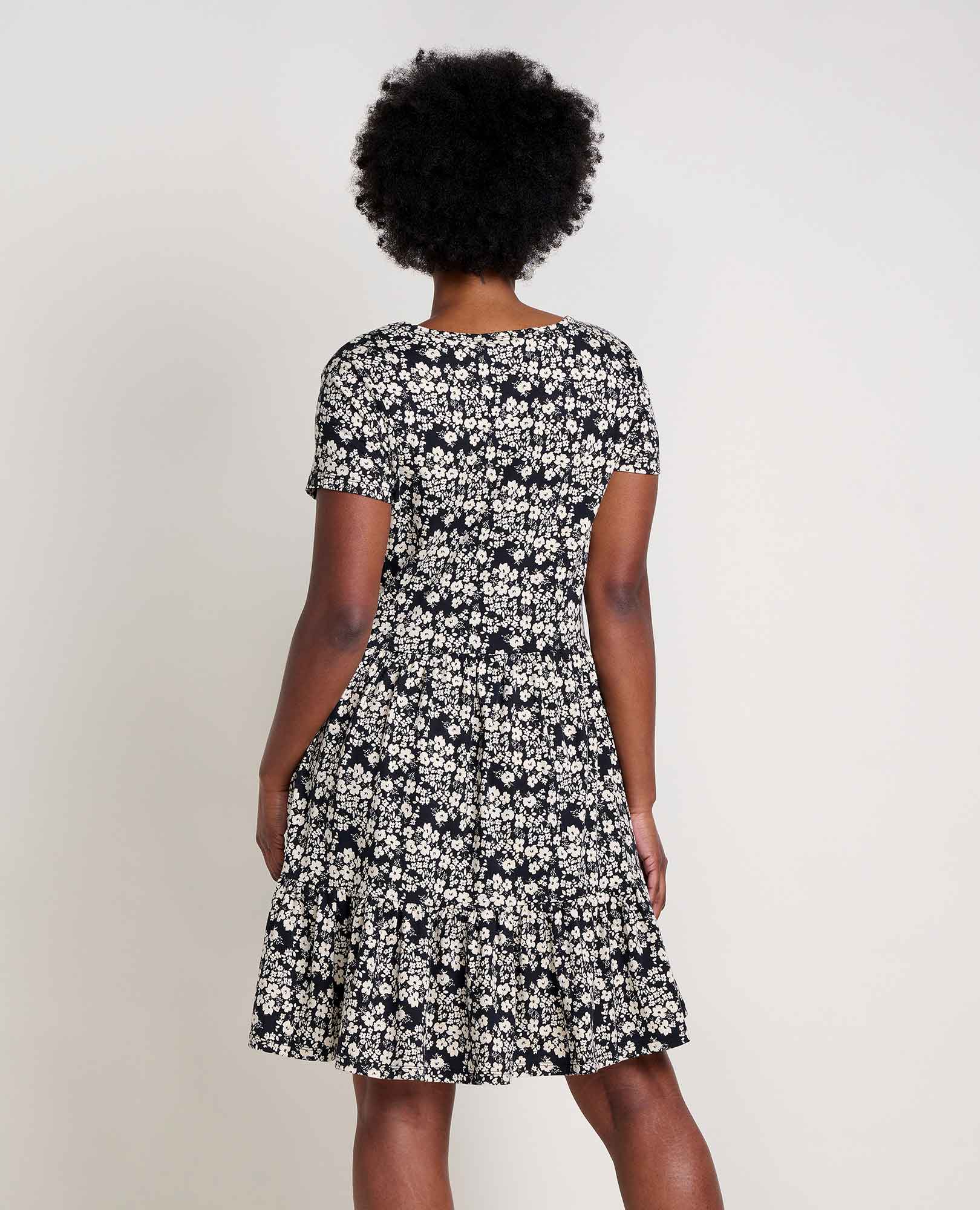 Marley Tiered Short Sleeve Dress - Coyean