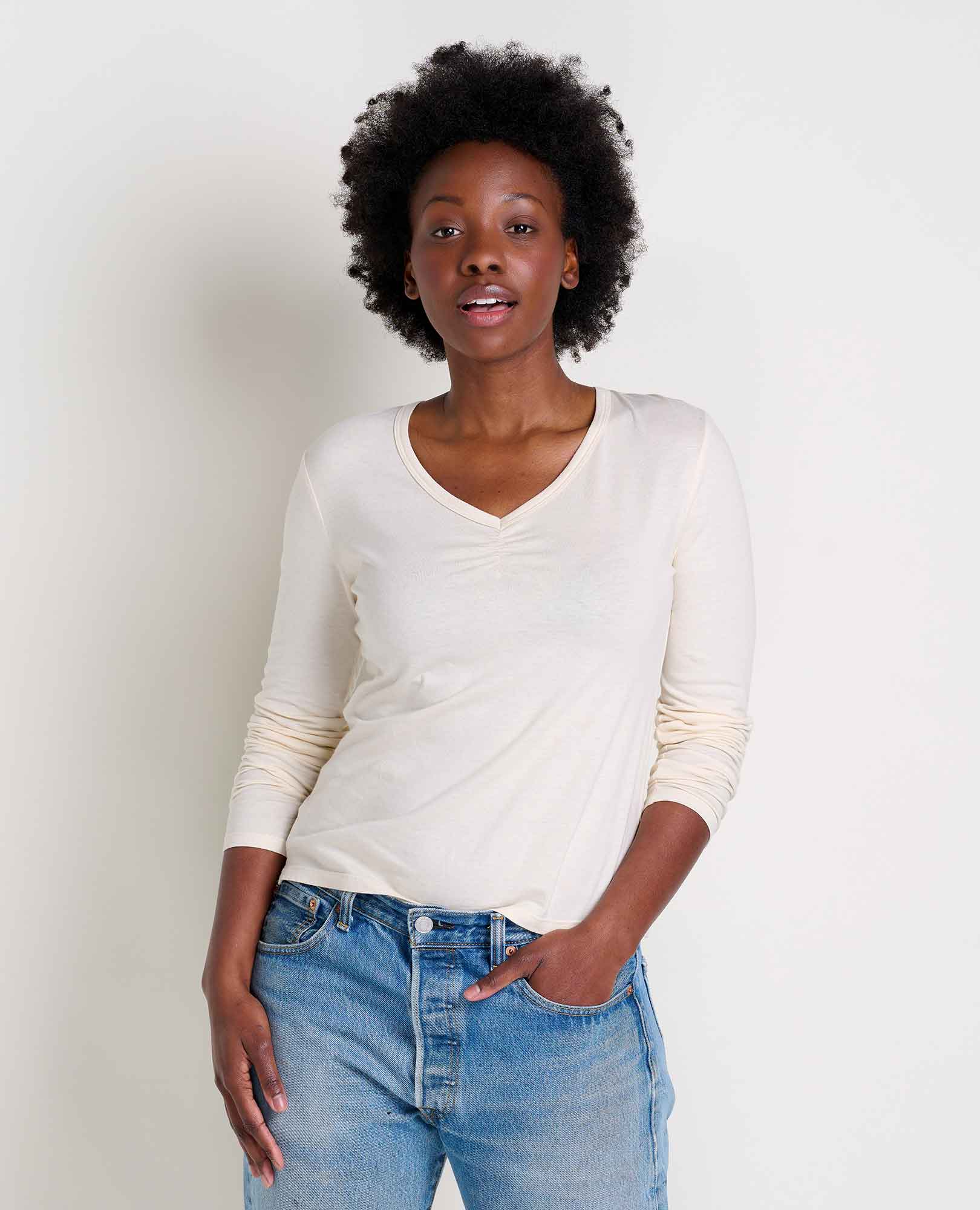 Rose Long Sleeve Tee - Coyean