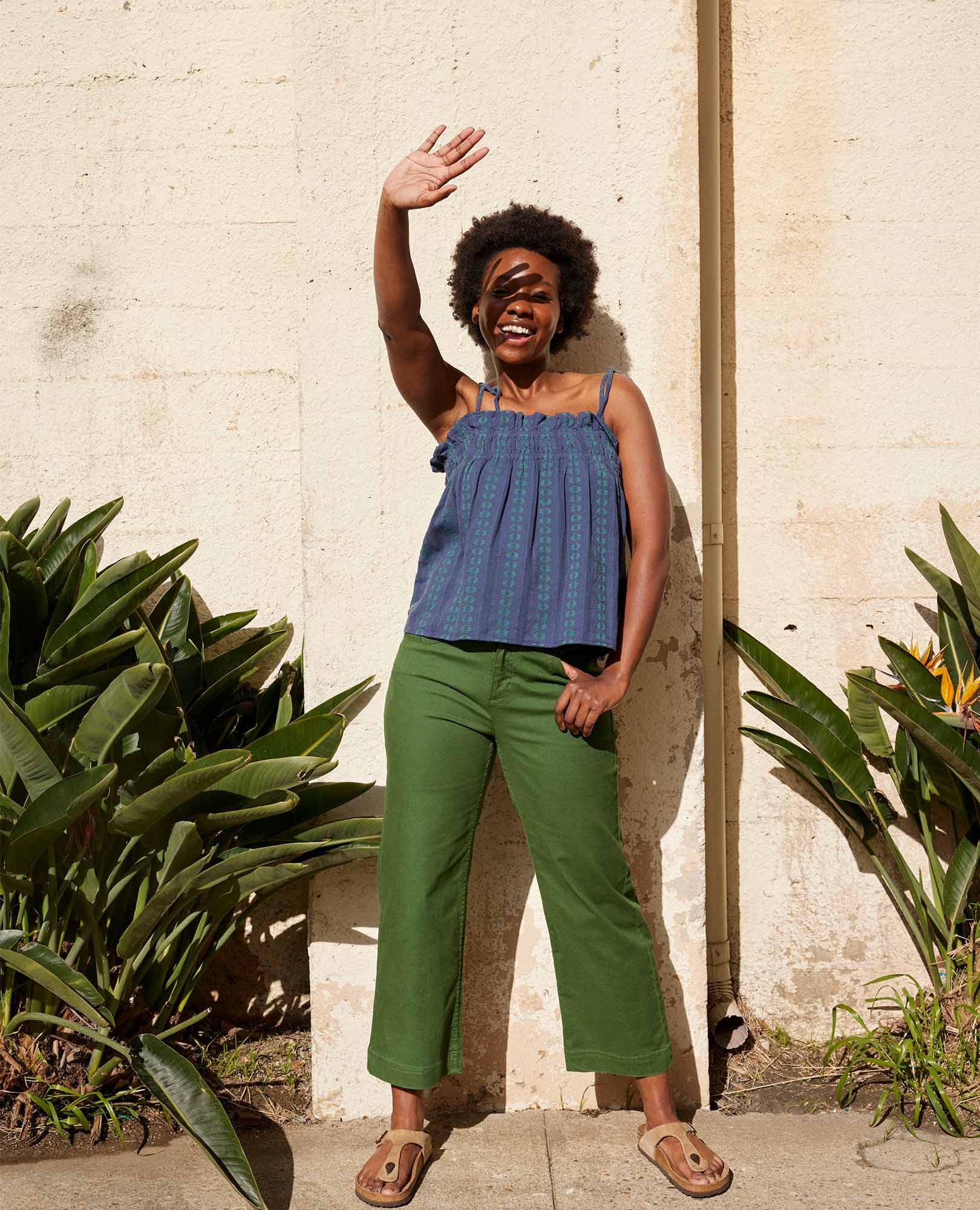 Earthworks Wide Leg Pant - Coyean