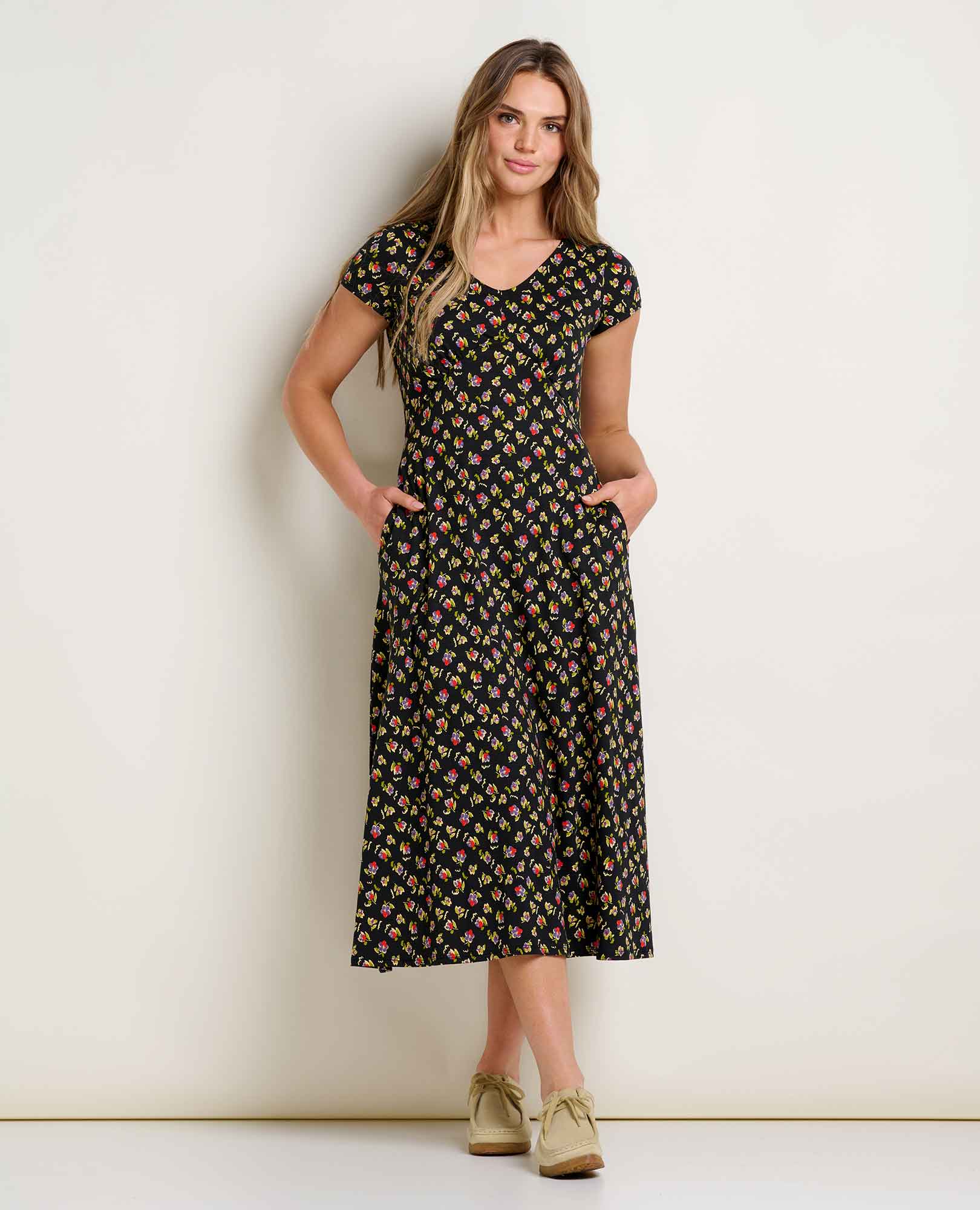 Rose Midi Dress - Coyean