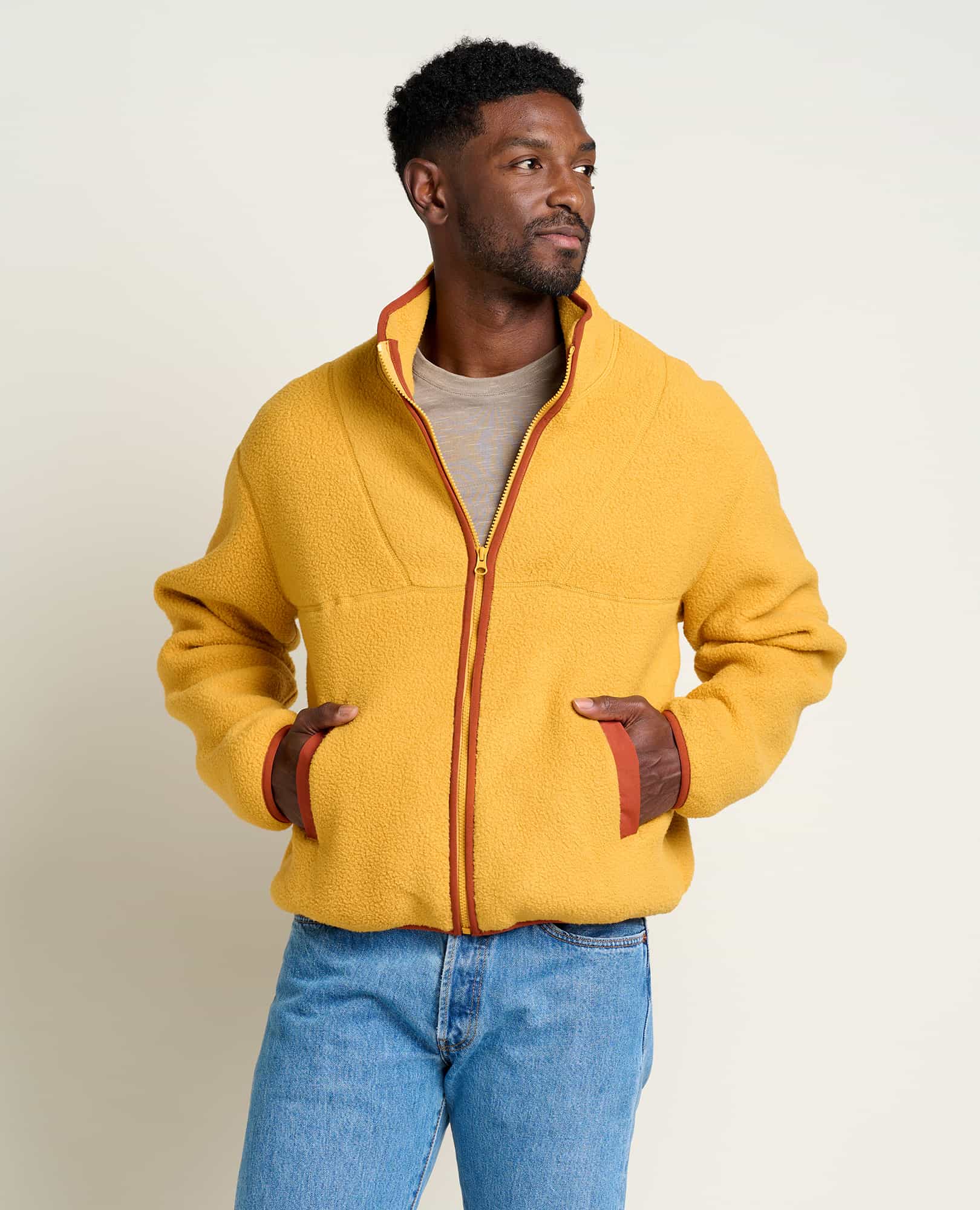 Men's Campo Fleece Zip Jacket - Coyean