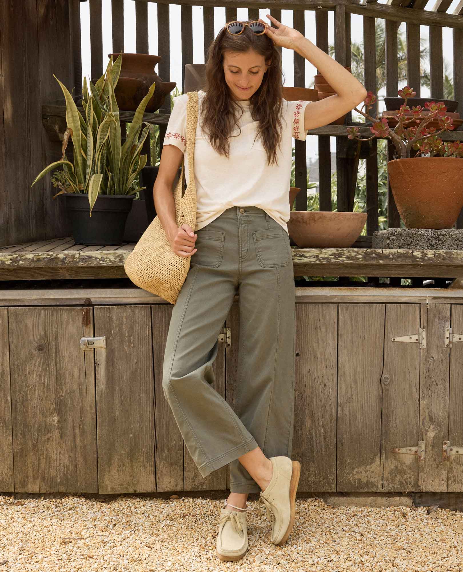 Women's Linden Canvas Pant - Coyean