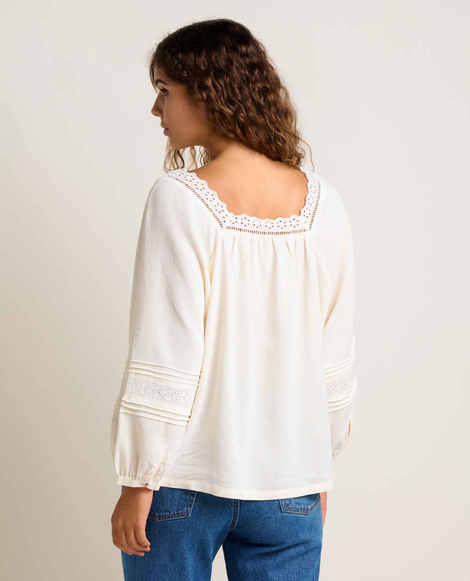 Manzana Peasant Long Sleeve Shirt - Coyean