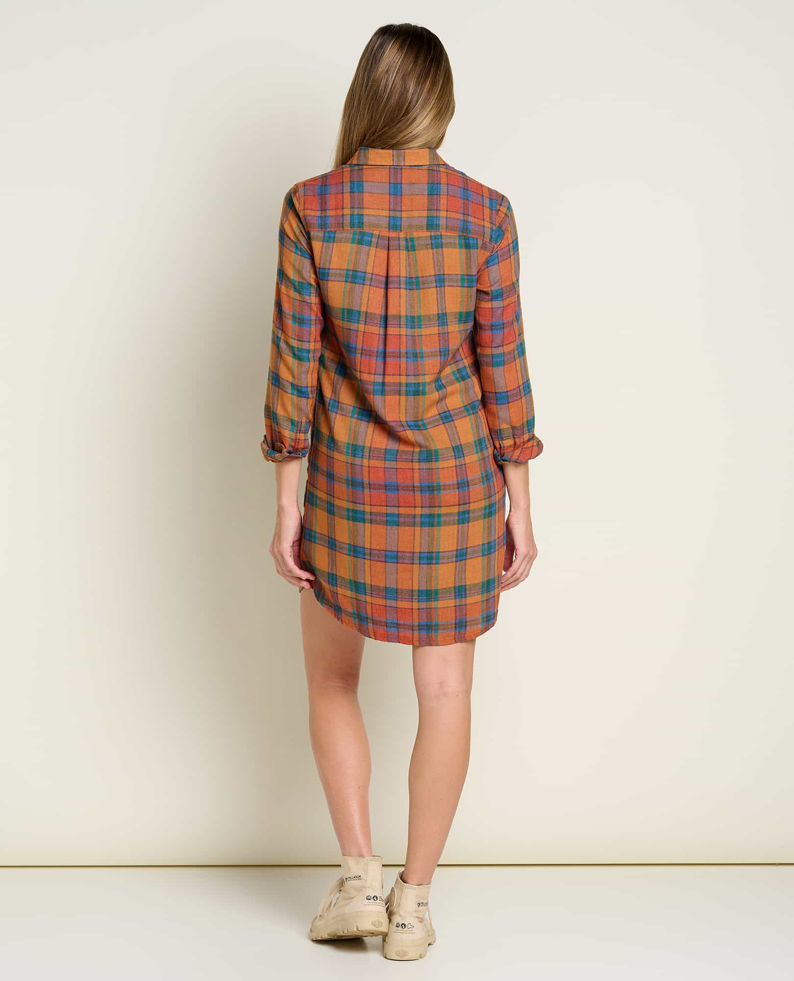 Re-Form Flannel Shirtdress - Coyean