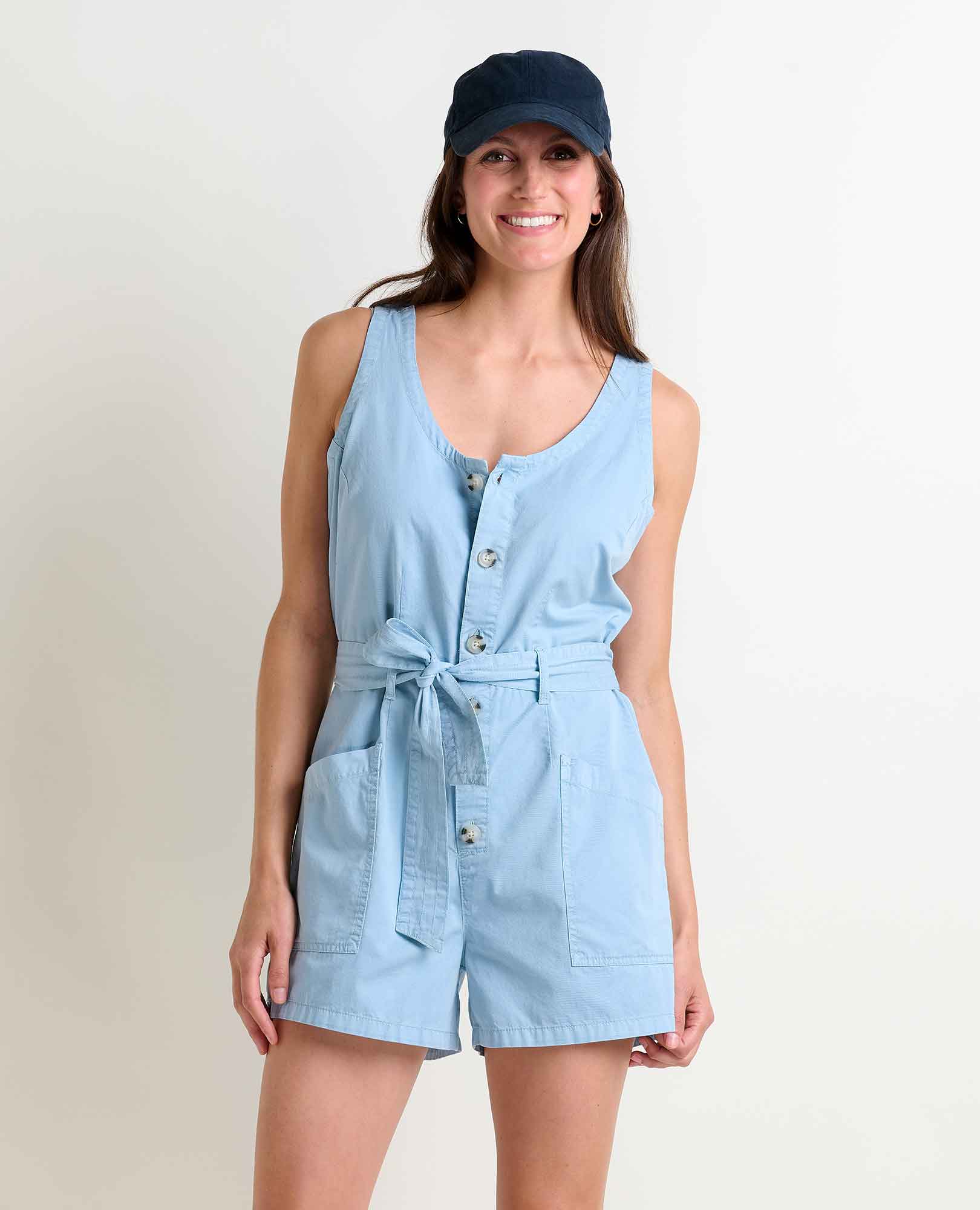 Arroyo Twill Romper - Coyean
