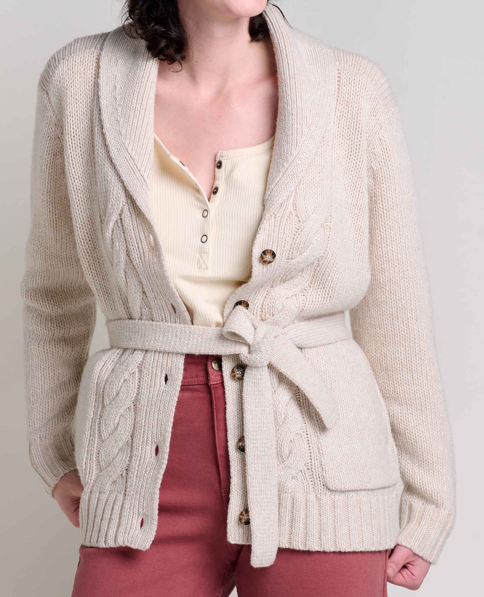 Ginn Cable Cardigan - Coyean