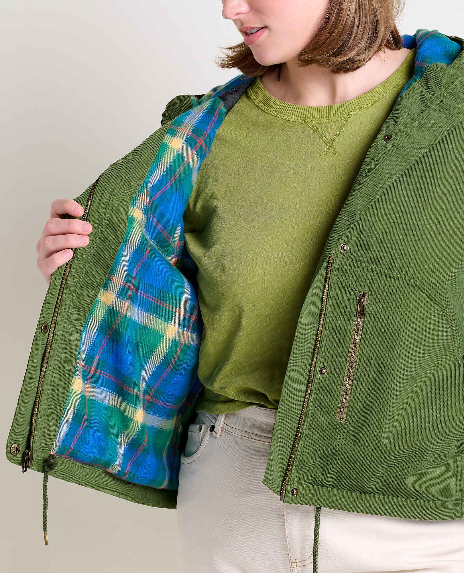 Granite Cord Raglan Jacket - Coyean