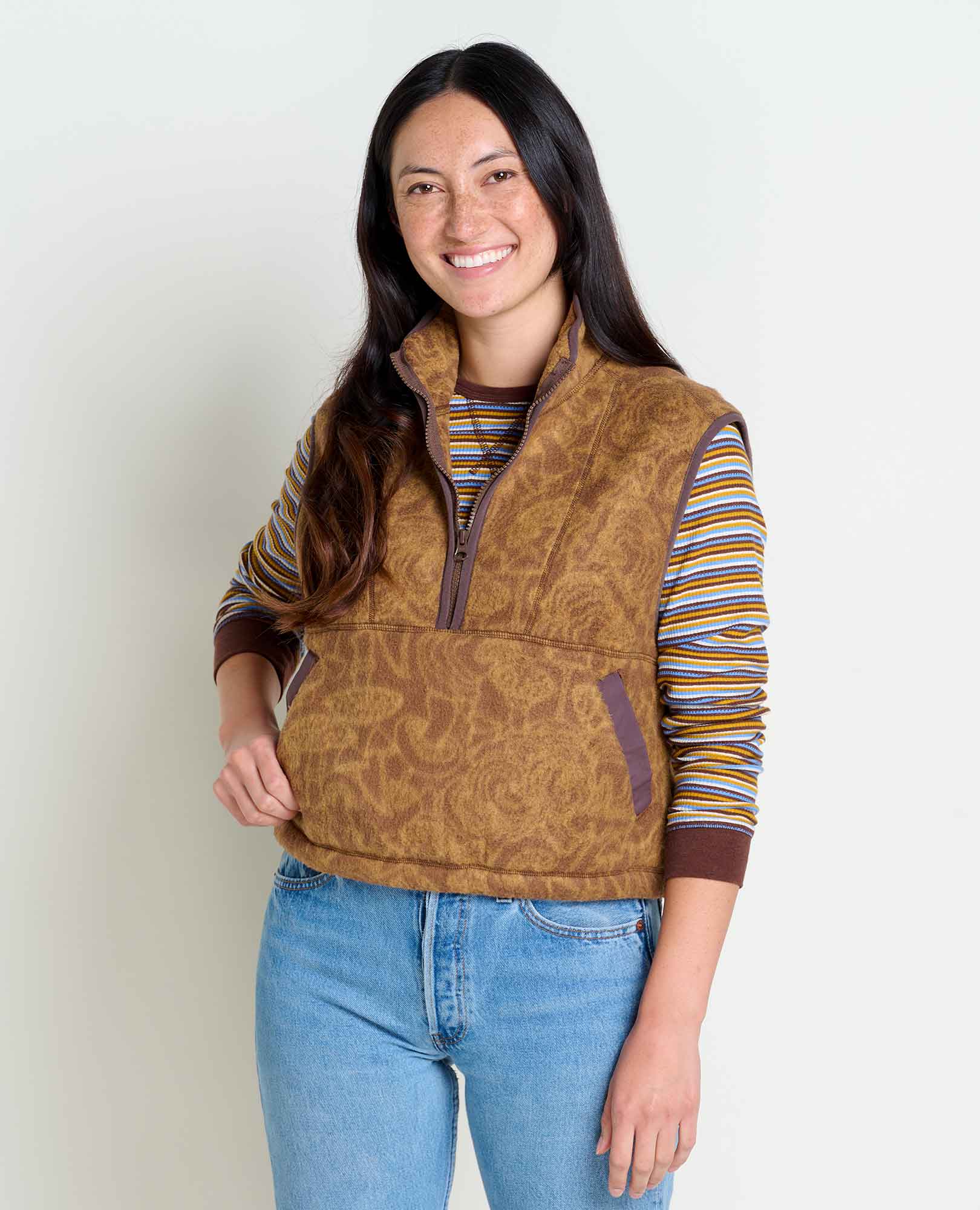 Women's Campo Fleece Vest - Coyean