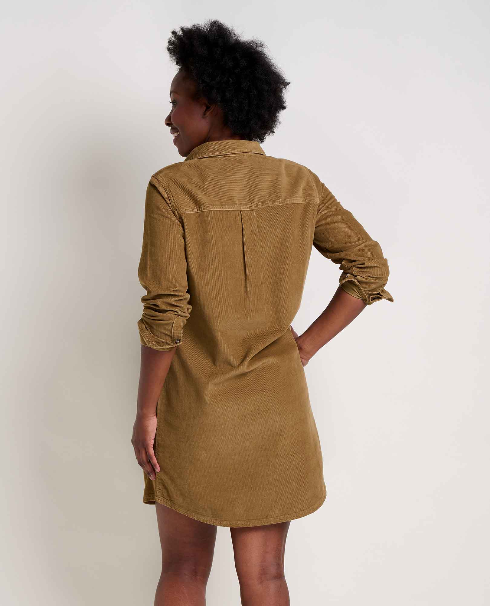 Scouter Cord Shirtdress - Coyean