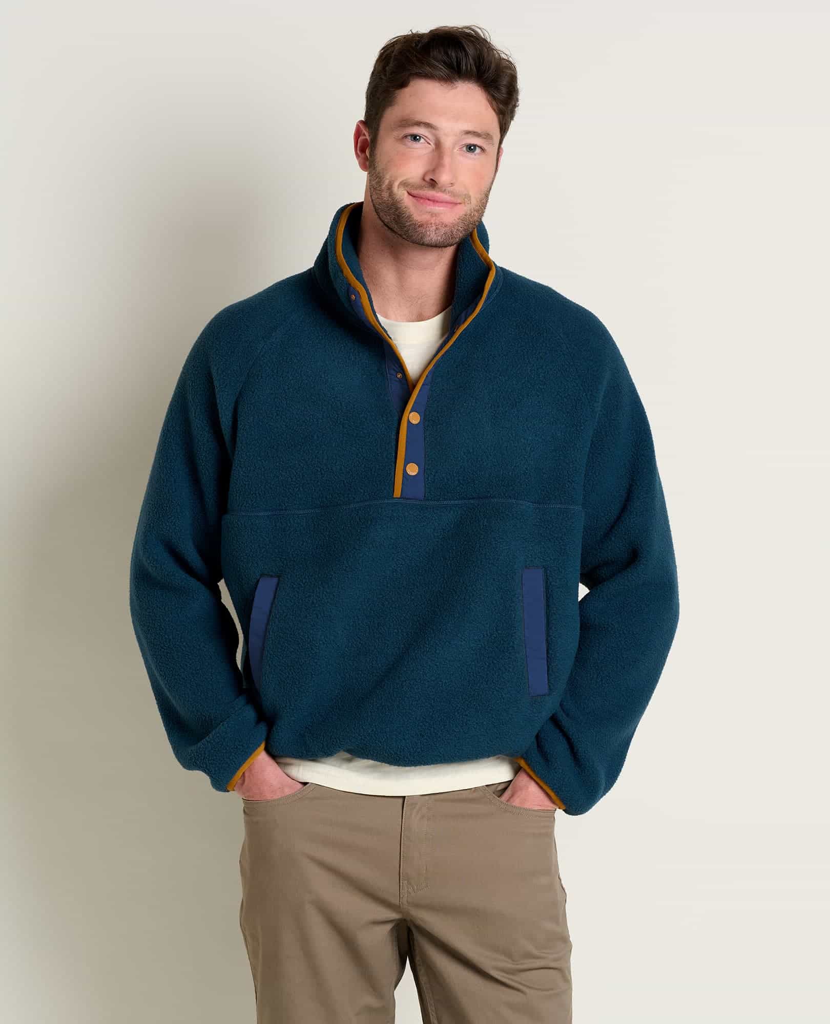 Men's Campo Fleece Pullover - Coyean