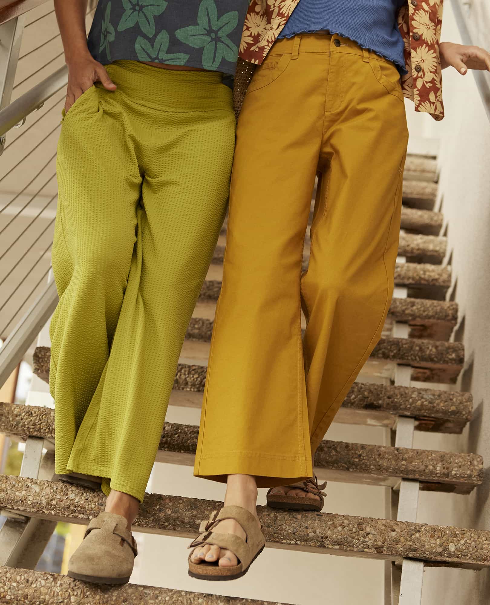Earthworks Wide Leg Pant - Coyean