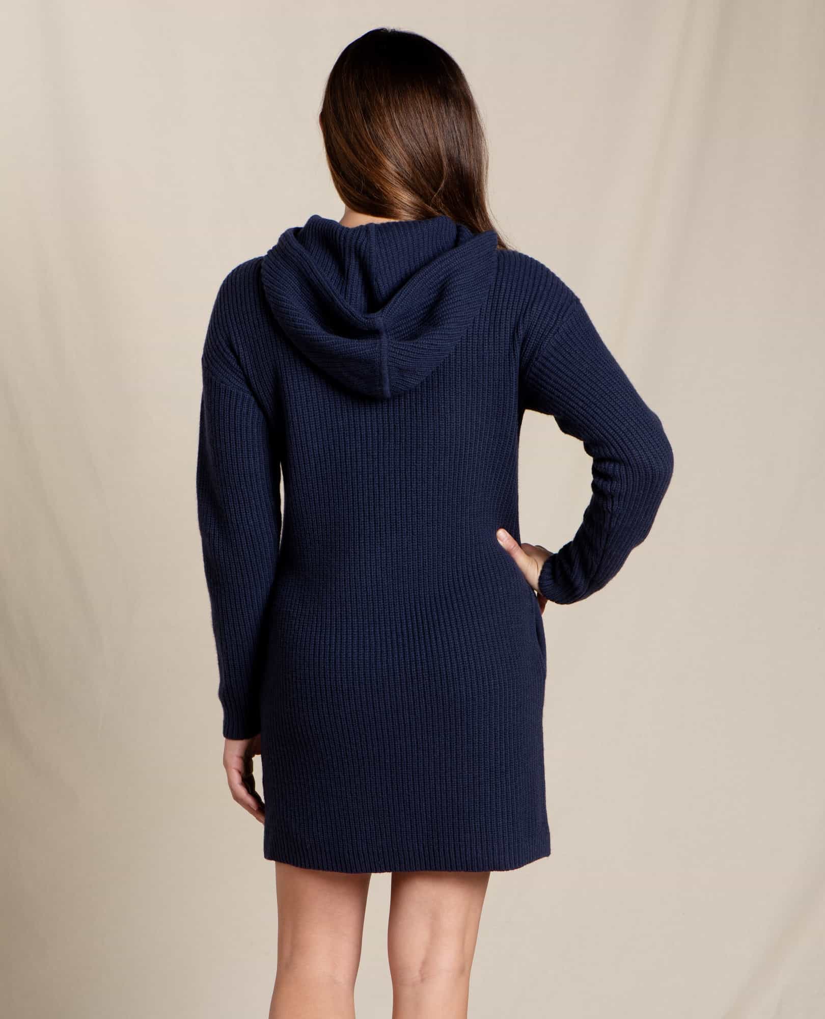 Whidbey Hooded Sweater Dress - Coyean