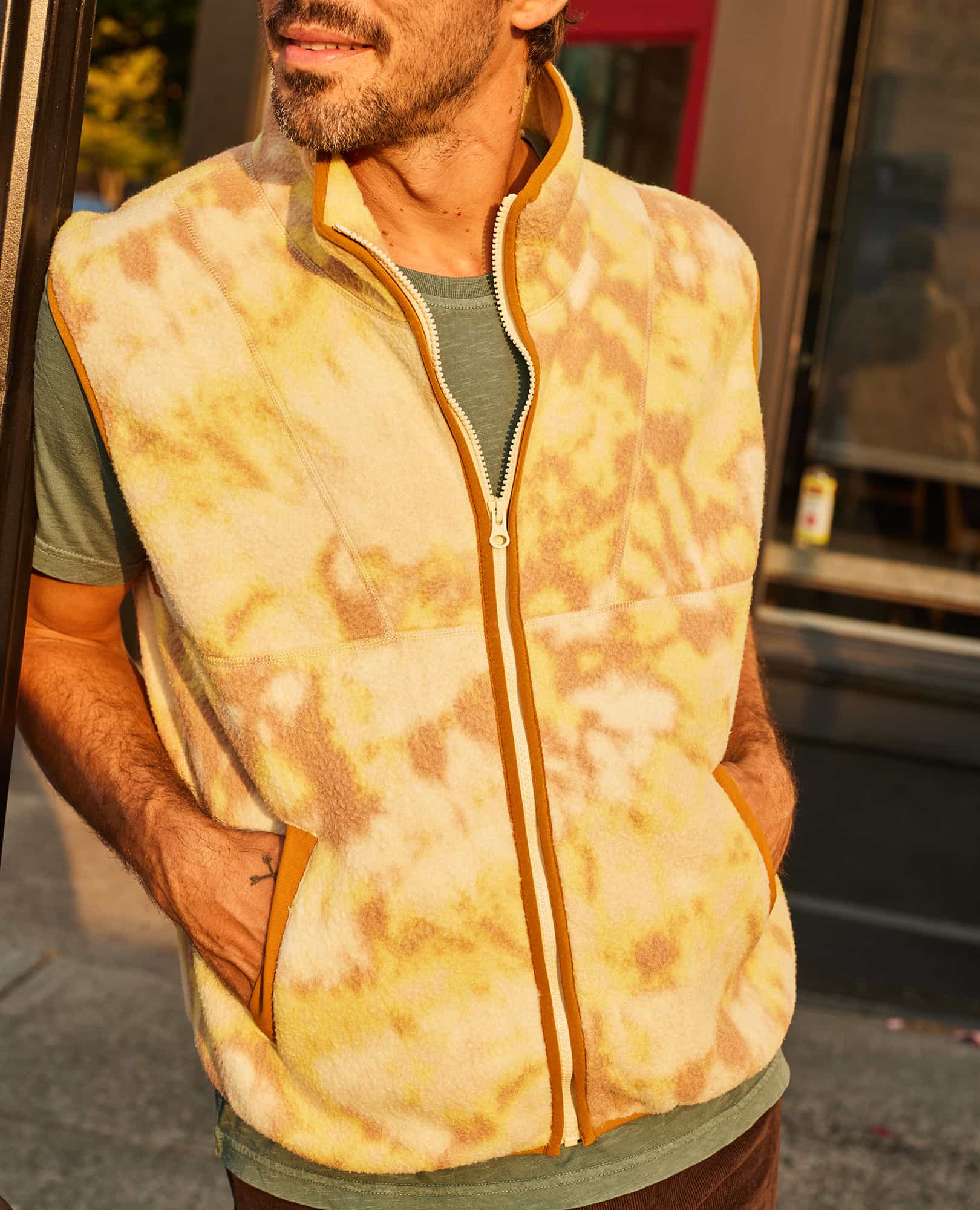 Men's Campo Fleece Vest - Coyean