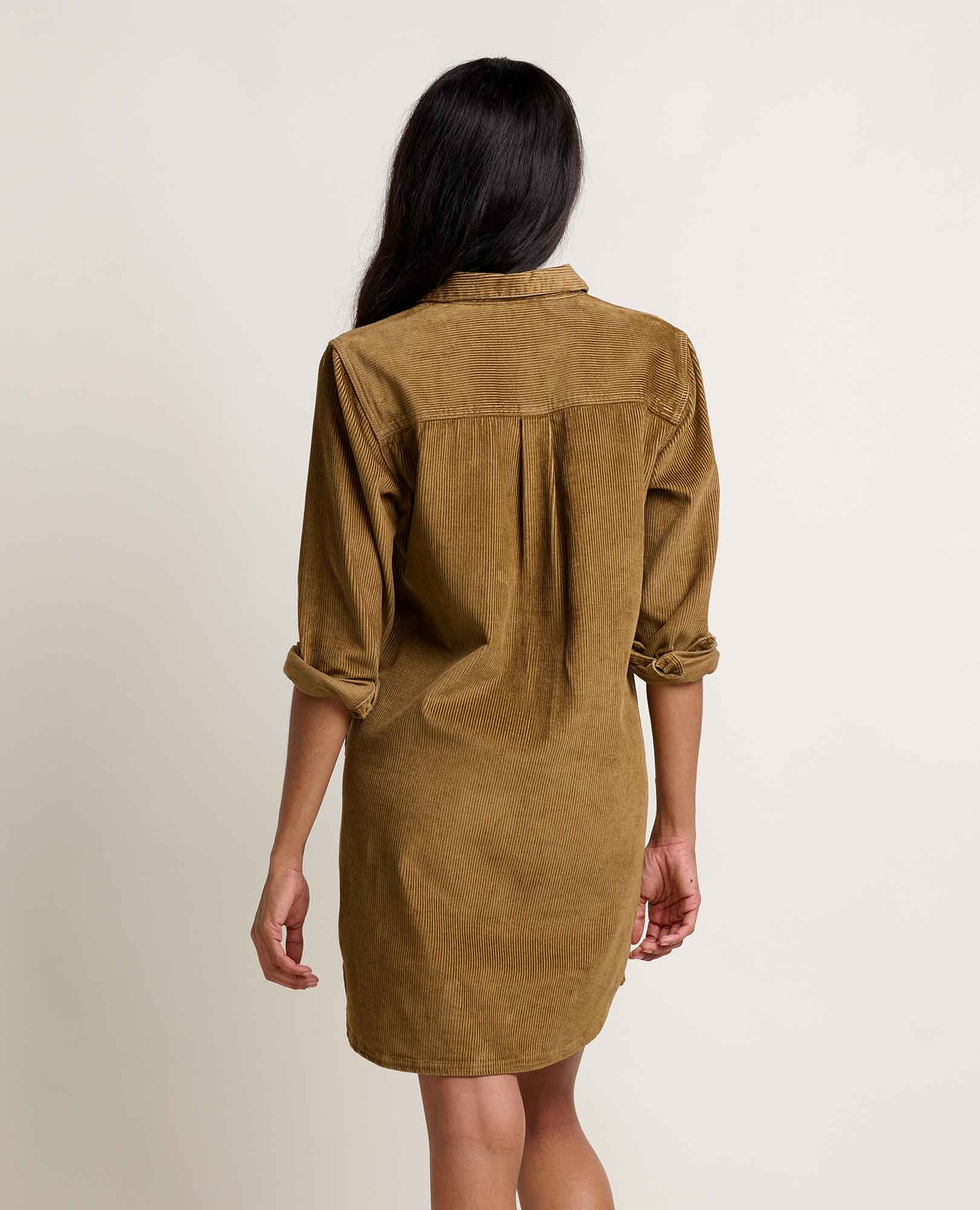 Cascadia Popover Cord Dress - Coyean